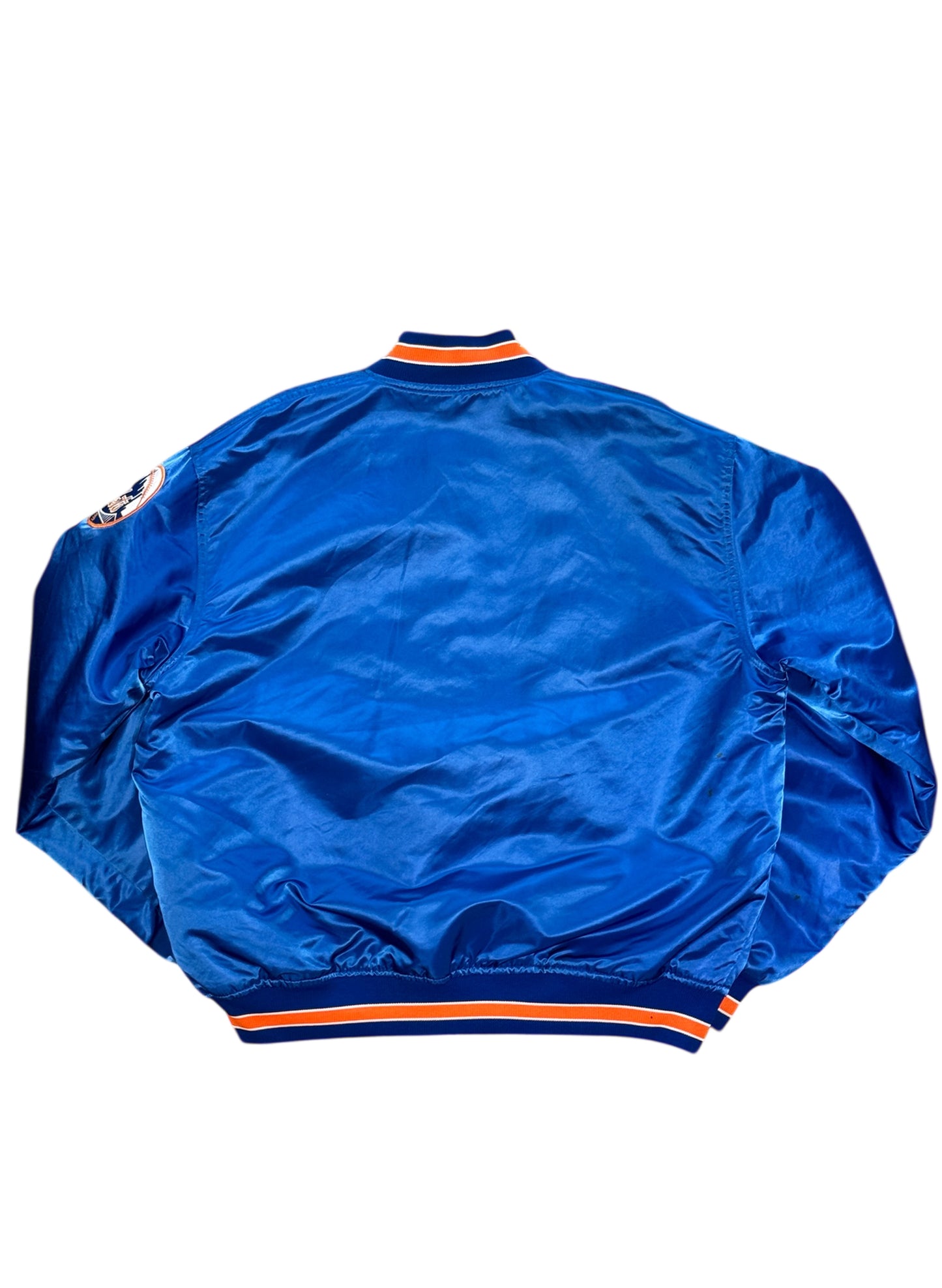 (SUP-559) STARTER NEW YORK METS QUILTING NYLON STADIUM JACKET - XL - MADE IN U.S.A.