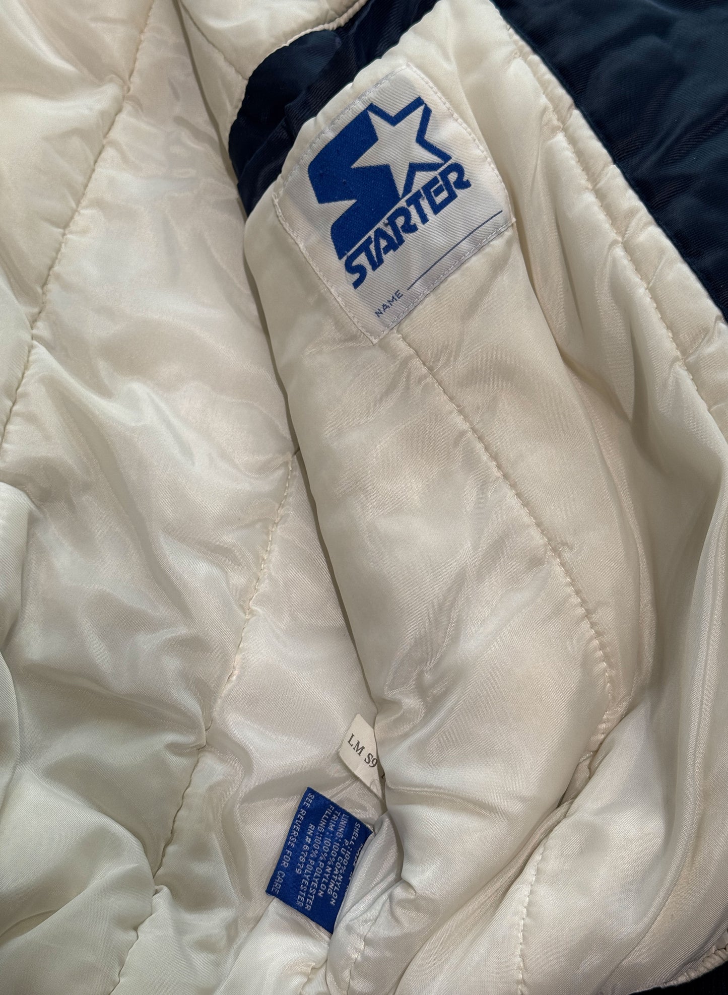 (SUP-503) STARTER NEW YORK YANKEES QUILTING STADIUM JACKET