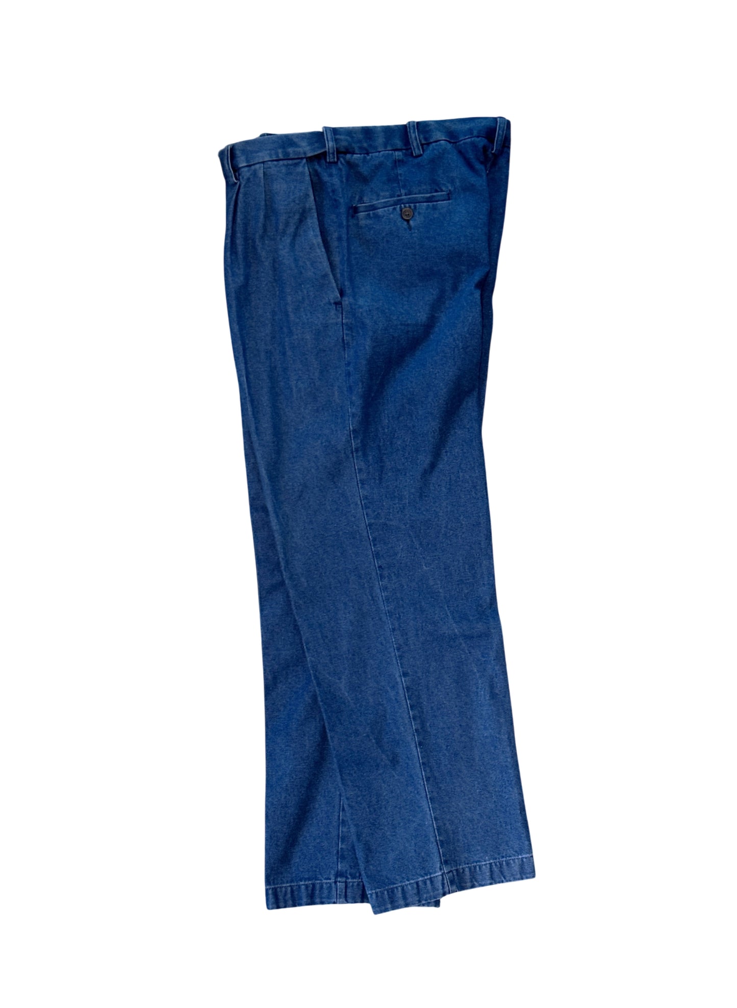 (SUP-740) HAGGAR 2TUCK DENIM SLACKS - W36 x L29