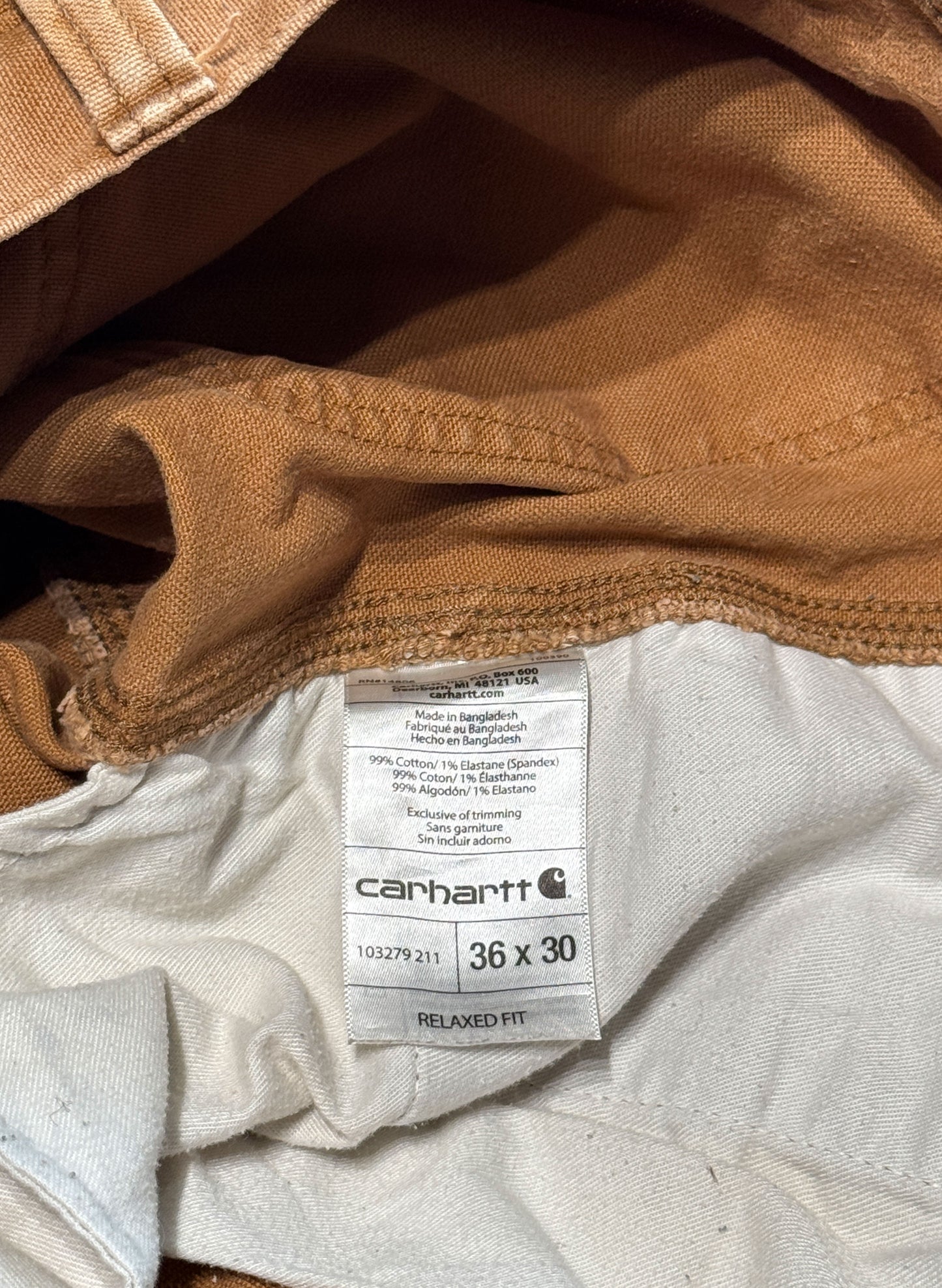 (SUP-475) Carhartt DUCK PAINTER PANTS - RELAXED FIT