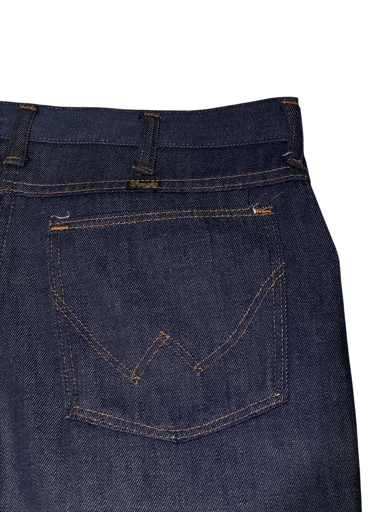 (SUP-828) 70s Wrangler BOOTS CUT RAW DENIM "TALON" ZIP - W32/W34相当