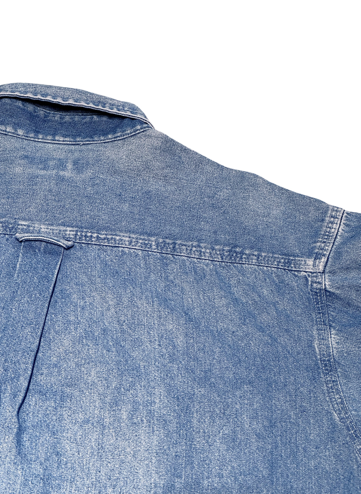 (SUP-863) 90s BANANA REPUBLIC DENIM SHIRT - MADE IN U.S.A.