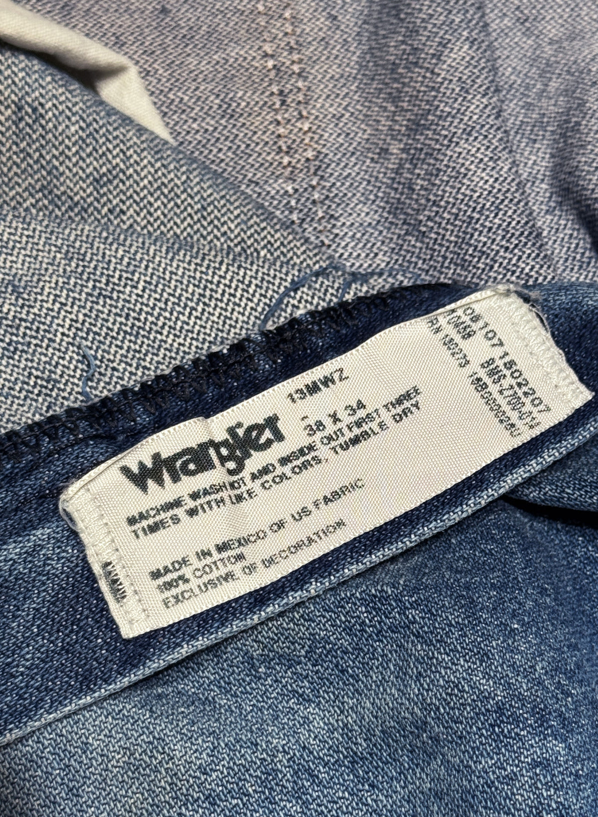 (SUP-826) Wrangler "CUT OFF" DENIM PANTS - MADE IN MEXICO
