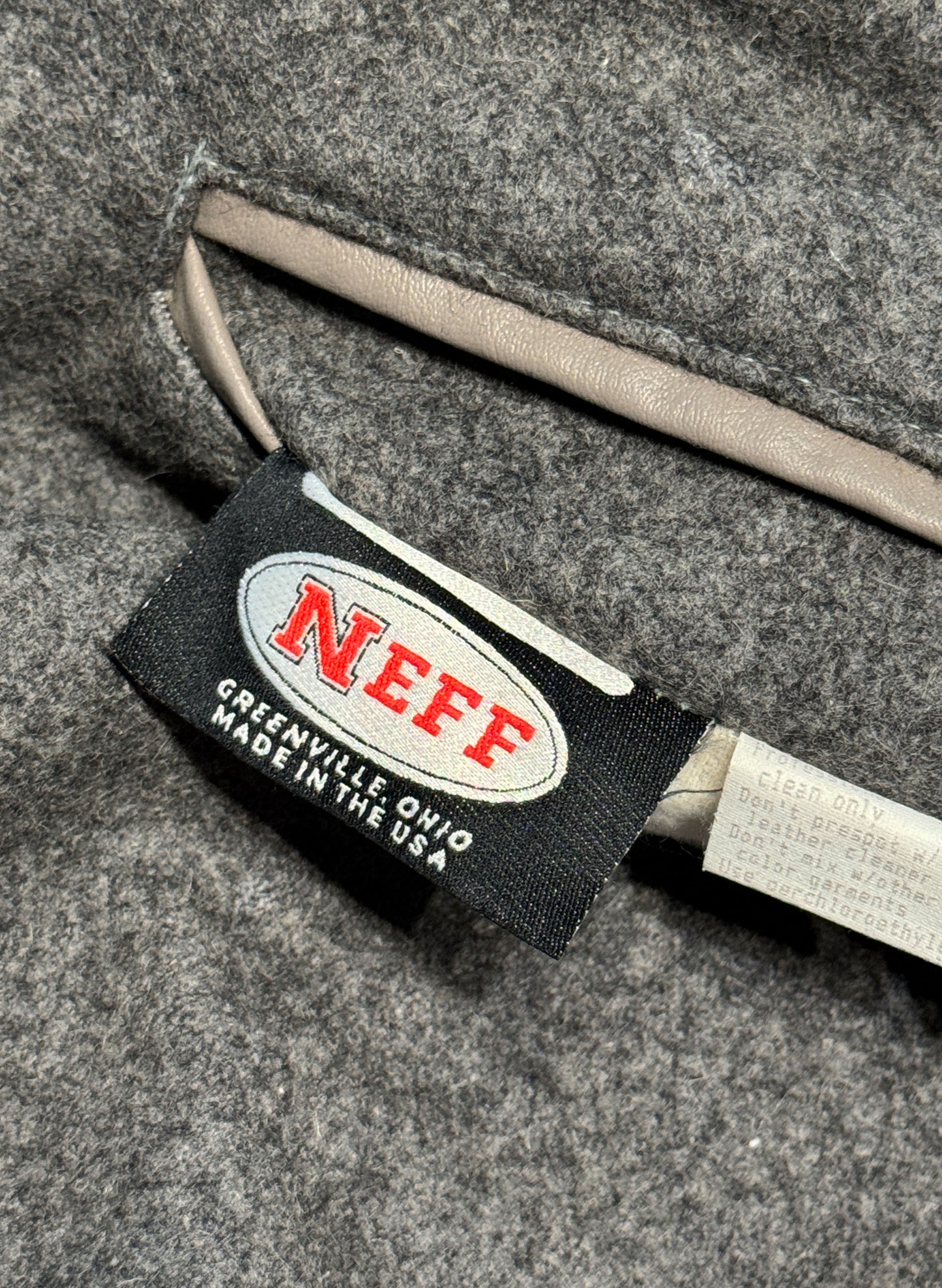 (SUP-448) NEFF "Reprocessed Wool" STADIUM JACKET - MADE IN U.S.A.