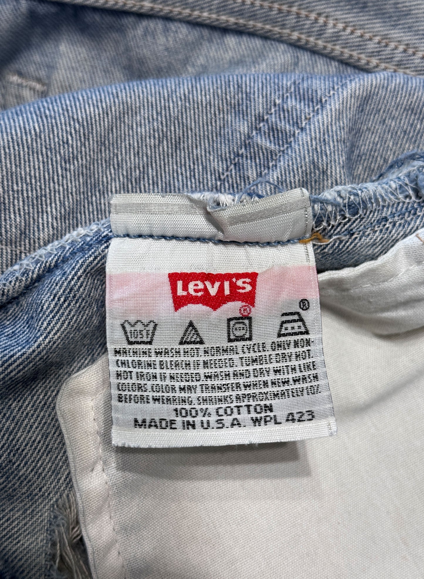 (SUP-634) 90s LEVI'S 501 "DAMAGE" - MADE IN U.S.A.