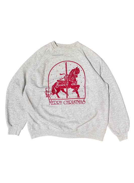 (SUP-179)  MERRY GO ROUND CHRISTMAS - MADE IN U.S.A.  (XL)