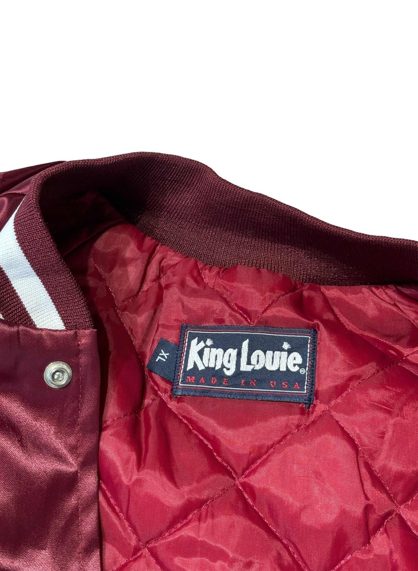 (SUP-186) King Louie SATIN NYLON QUILTING JACKET - MADE IN U.S.A. (XL)