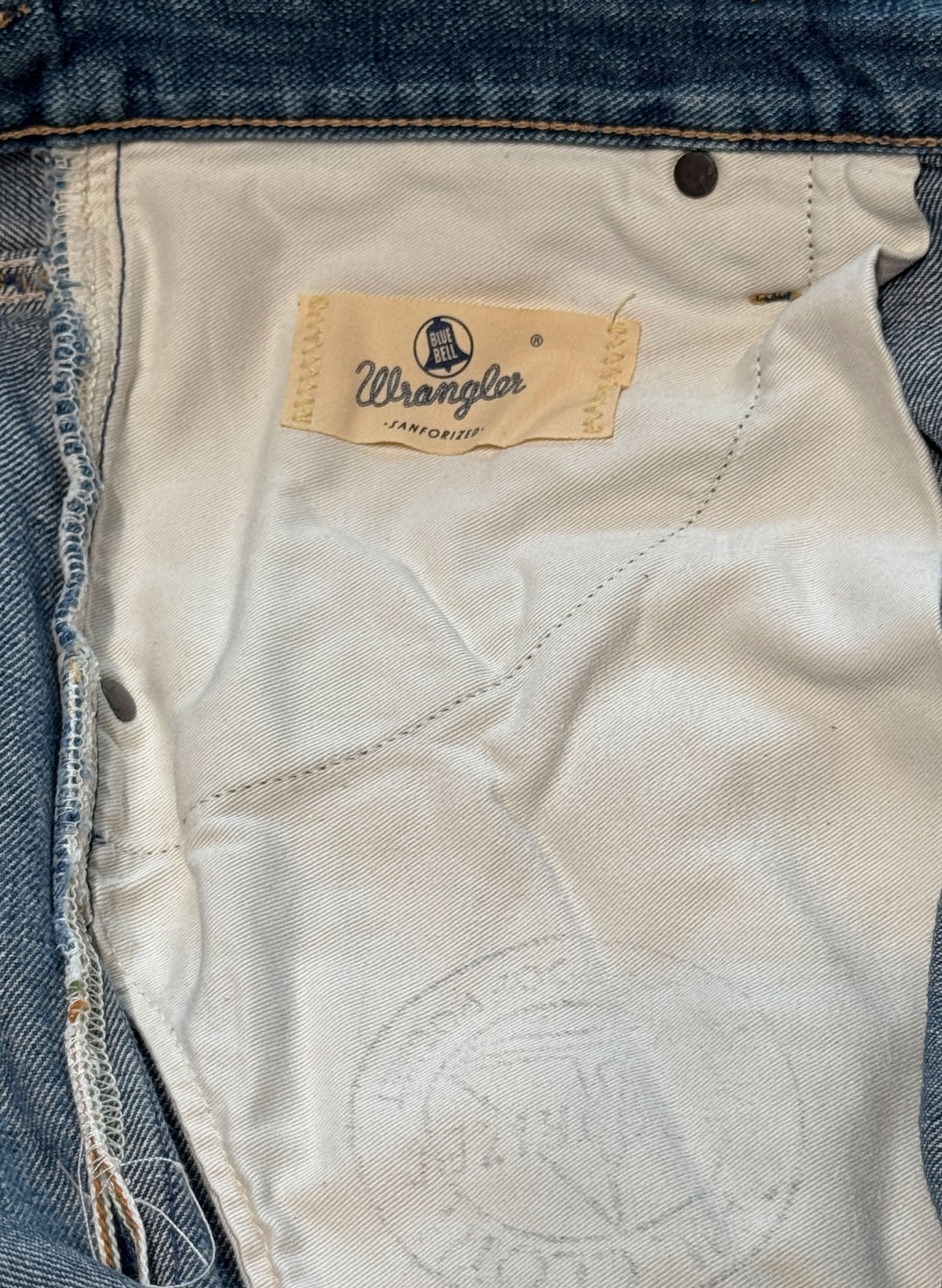(SUP-817) Wrangler Selvedge DENIM - W34 - MADE IN JAPAN