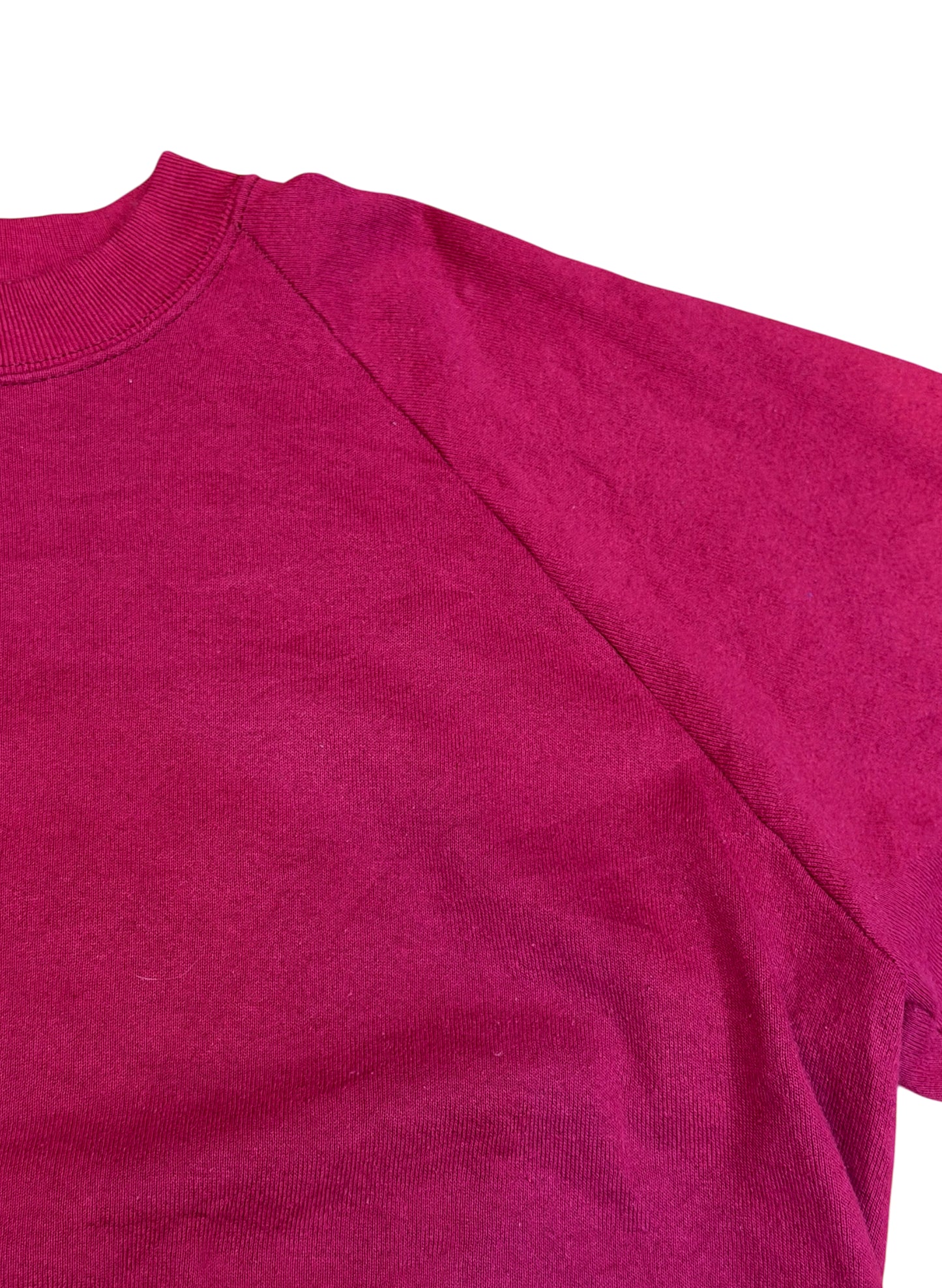 (UD-261) FRUIT OF THE LOOM RAGLAN SLEEVE CREW NECK SWEAT MADE IN USA