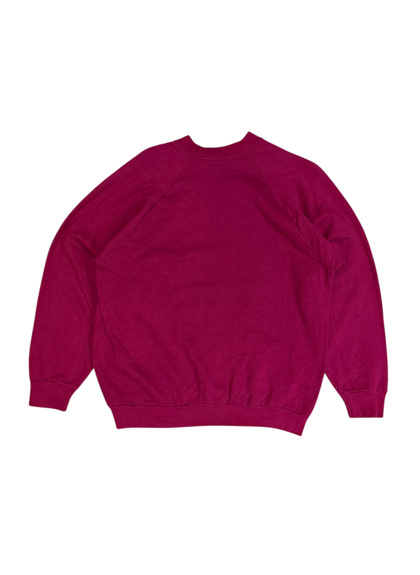 (UD-261) FRUIT OF THE LOOM RAGLAN SLEEVE CREW NECK SWEAT MADE IN USA