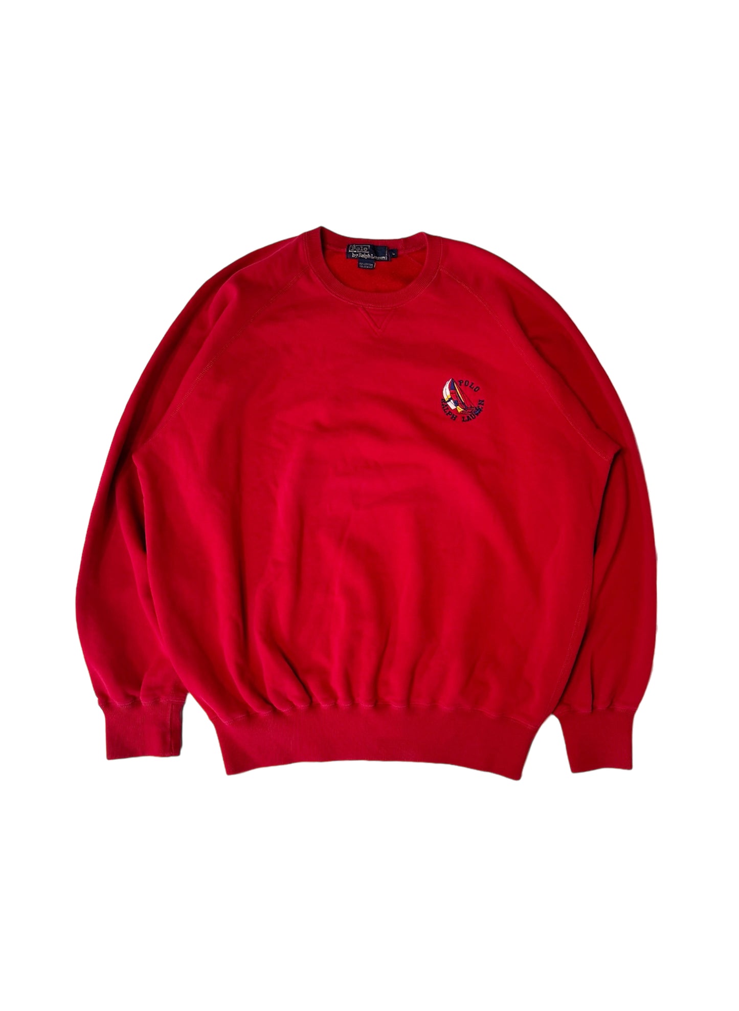 (SUP-190) POLO RALPH LAUREN RAGLAN SWEAT  (L)