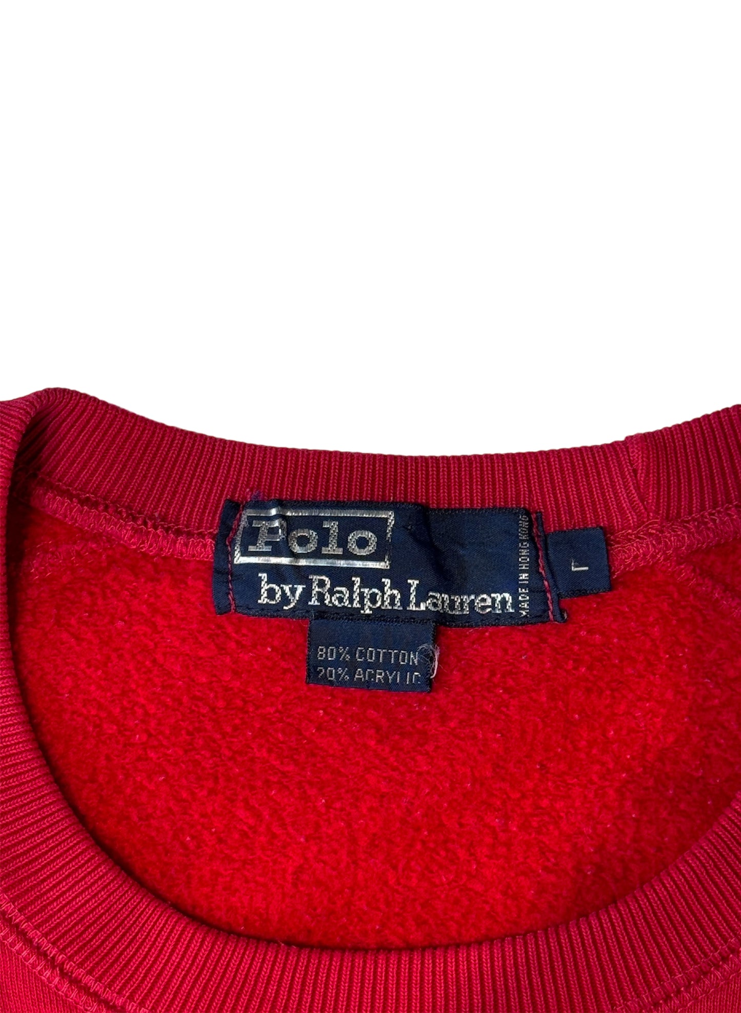 (SUP-190) POLO RALPH LAUREN RAGLAN SWEAT  (L)