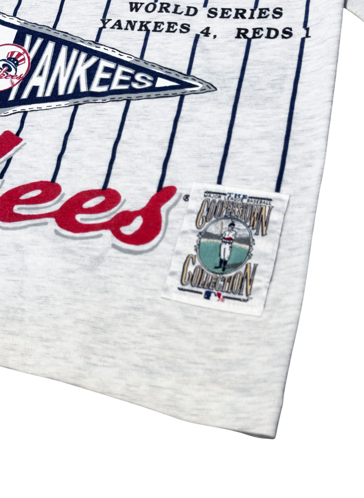 (SUP-853) MLB 1961 NEW YORK YANKEES 3/4 SLEEVE TEE (L) - MADE IN U.S.A.