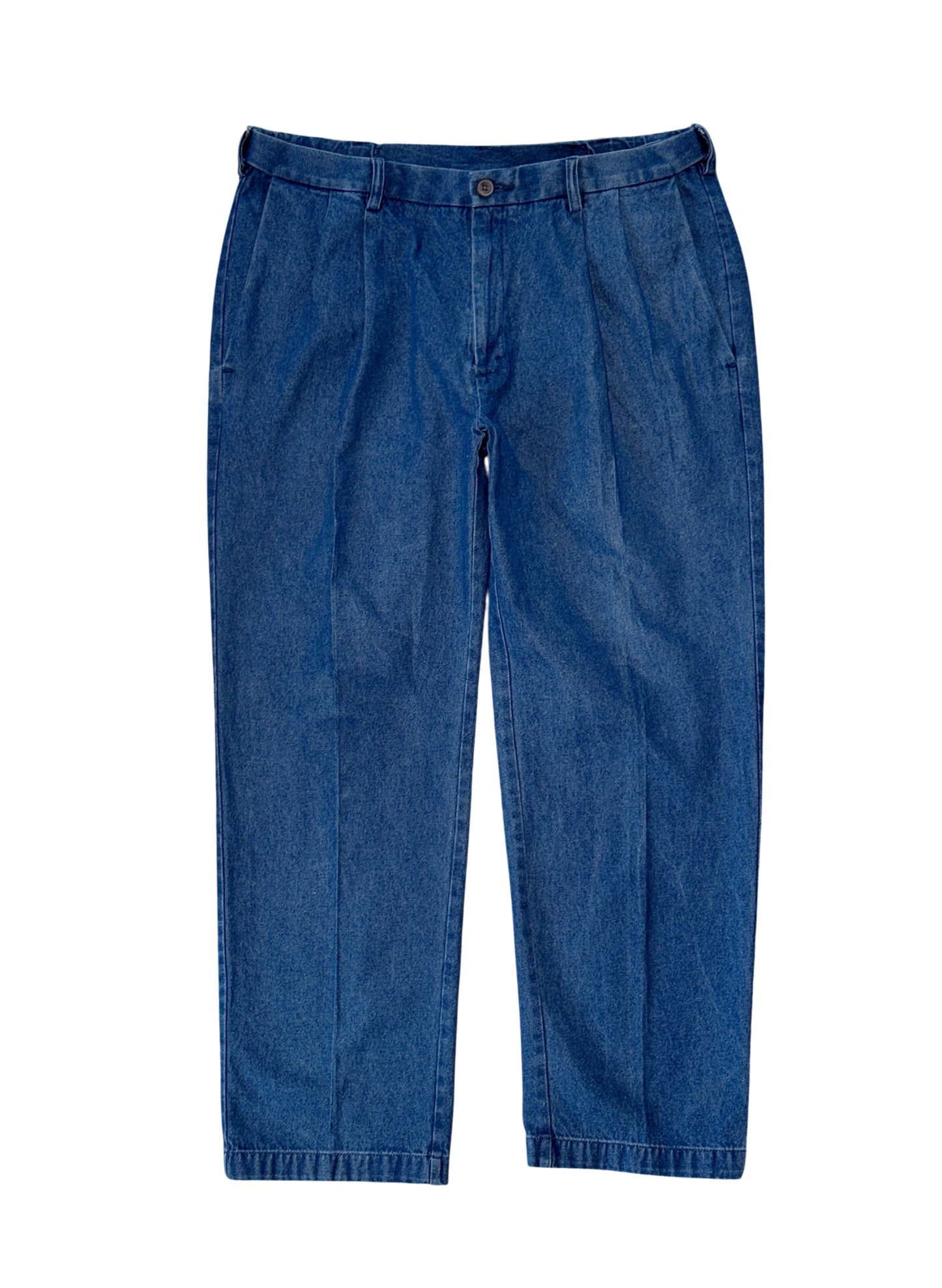 (SUP-740) HAGGAR 2TUCK DENIM SLACKS - W36 x L29