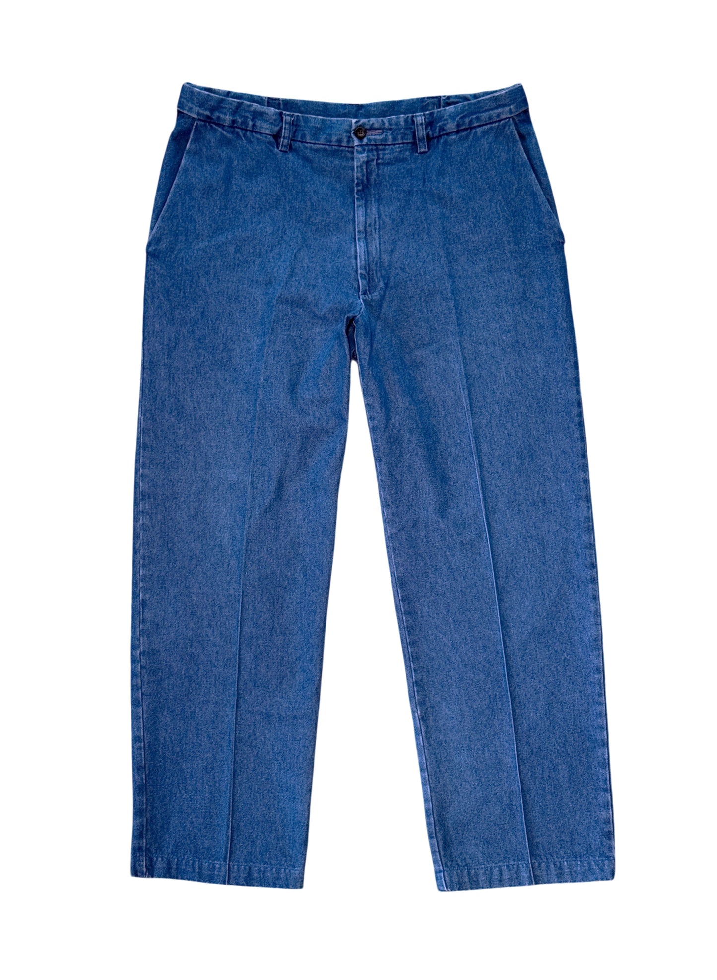 (SUP-738) HAGGAR DENIM SLACKS - W36xL30 - MADE IN MEXICO