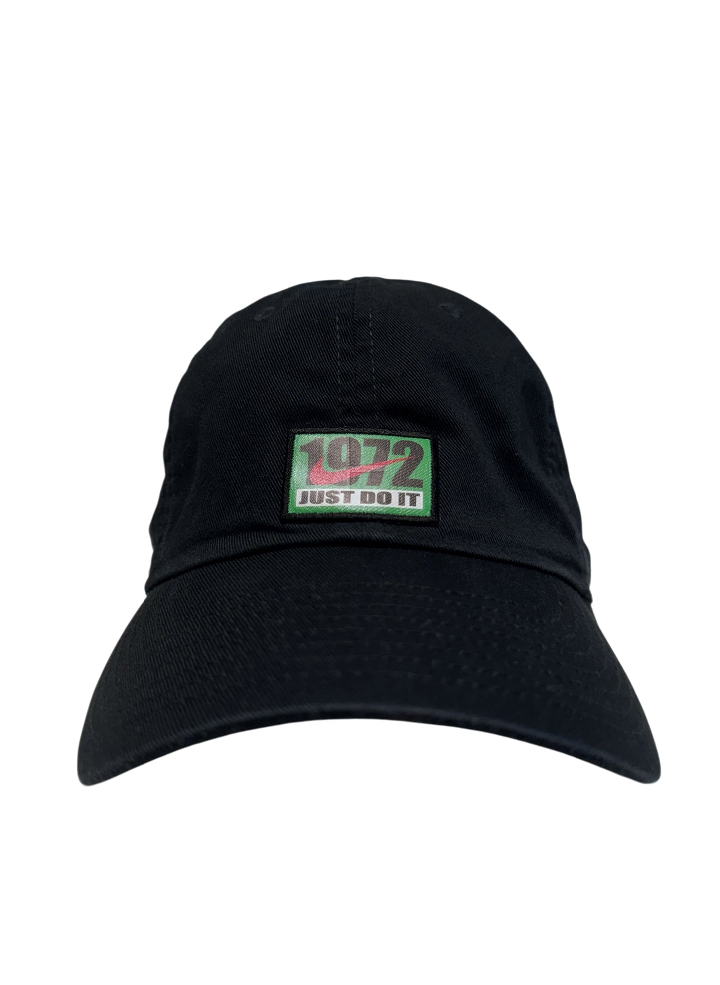 (SUP-779) NIKE 1972 JUST DO IT COTTON CAP - BLACK