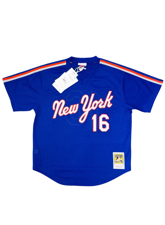 (SUP-806) DEADSTOCK Mitchell&Ness NEW YORK METS "16" Dwight Gooden - 44 ・L