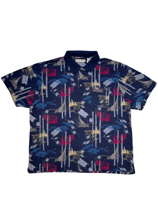 (SUP-692) Munsingwear FISHING POLO SHIRT