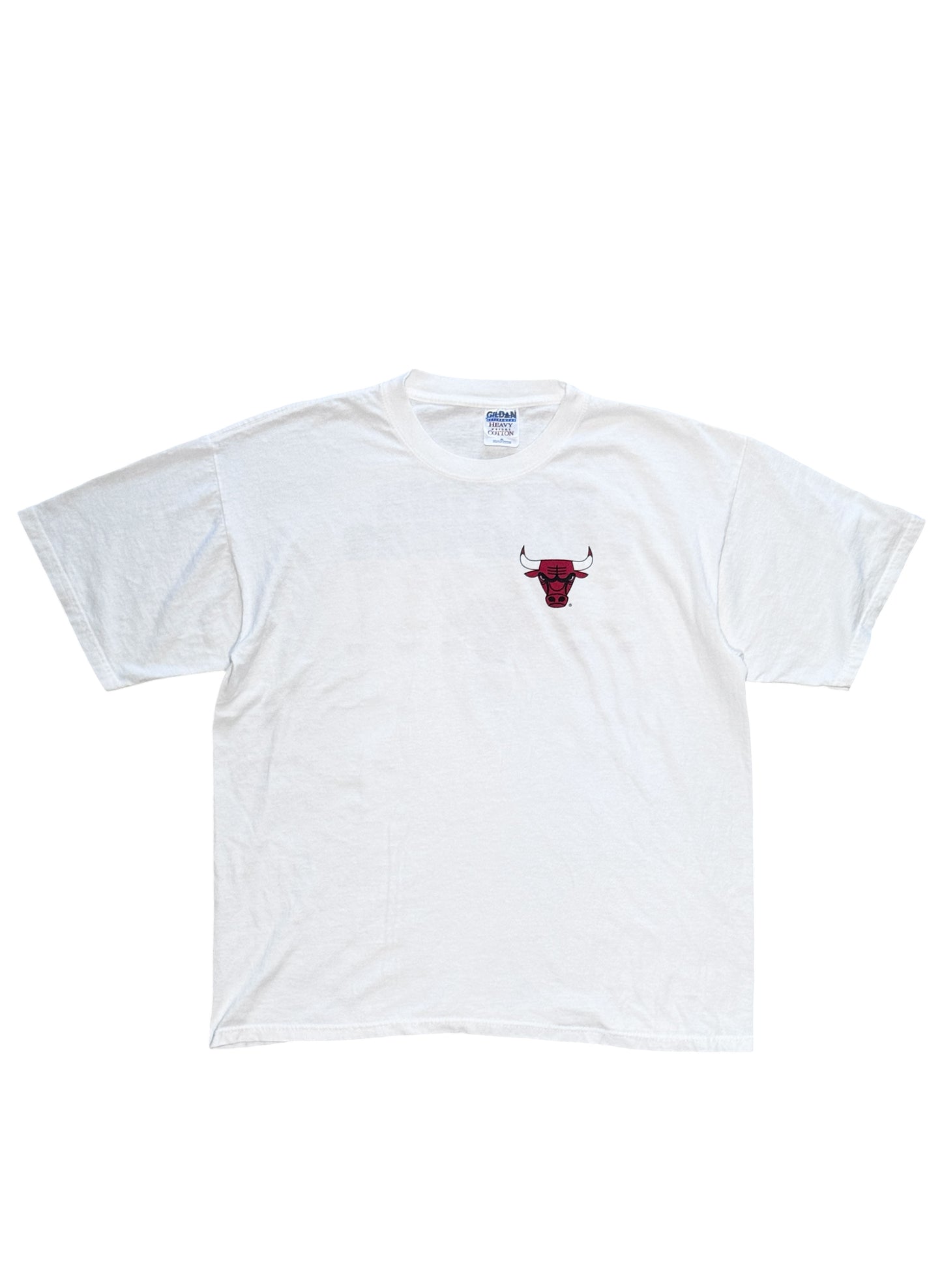 (SUP-776) NBA CHICAGO BULLS 6 TIME CHAMPIONS TEE "MBNA America" - XL