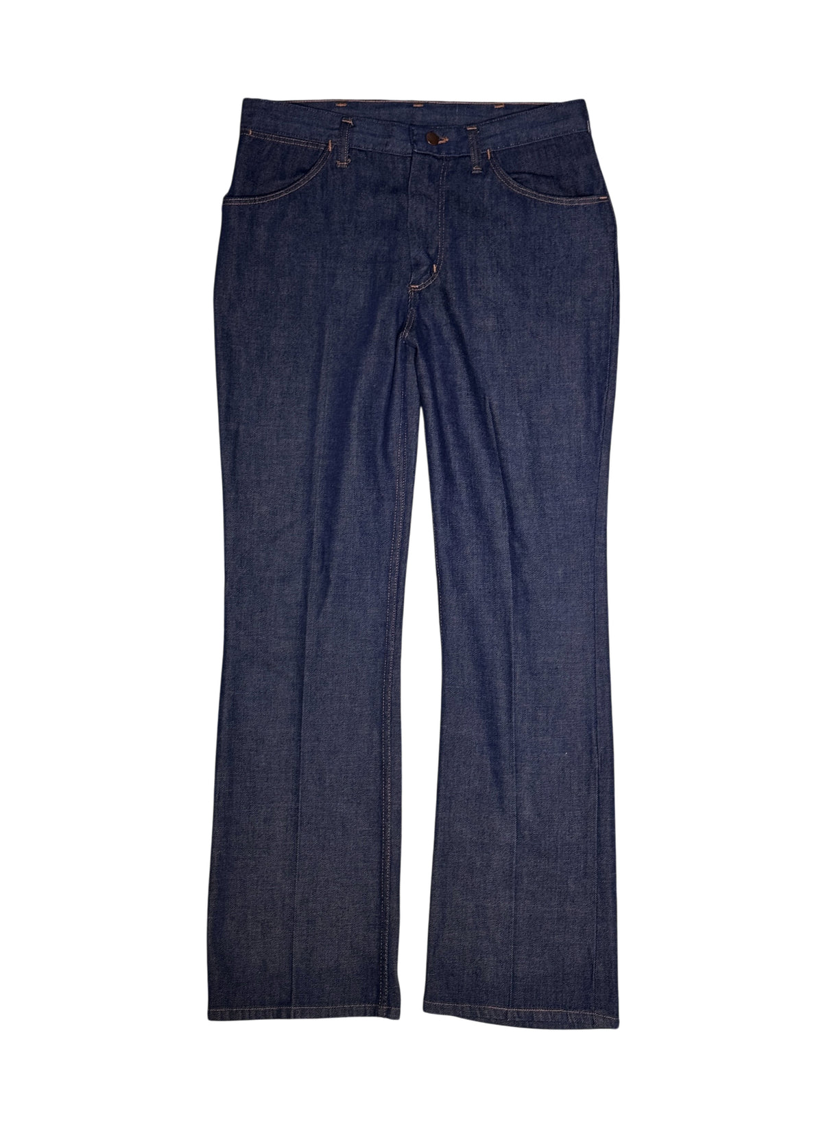 (SUP-828) 70s Wrangler BOOTS CUT RAW DENIM "TALON" ZIP - W32/W34相当
