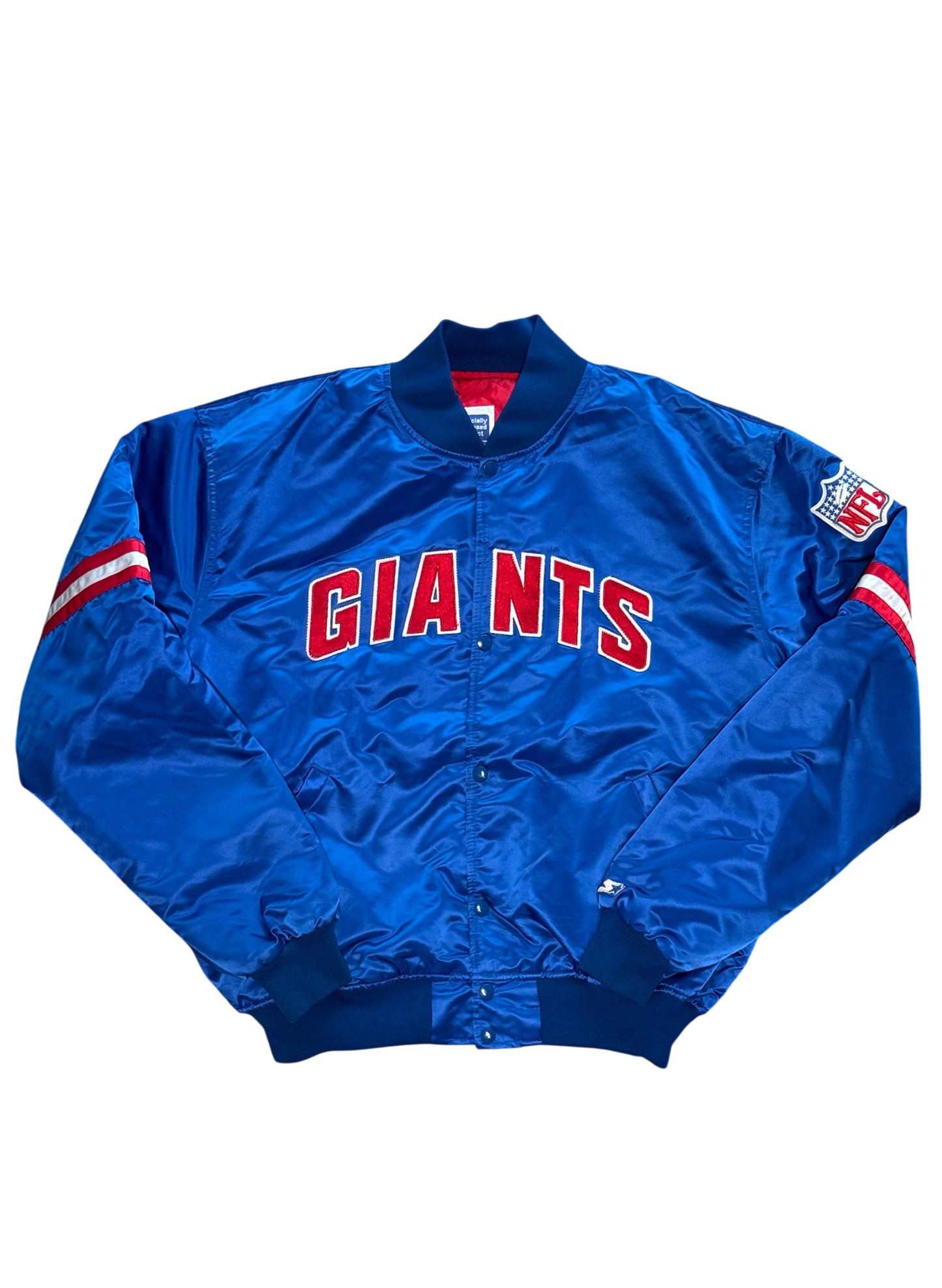 (SUP-784) STARTER NEW YORK GIANTS NYLON STADIUM JACKET - XXL