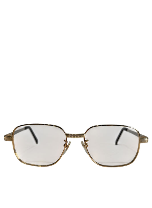 (SUP-419) 90s VINTAGE GOLD FRAME GLASSES Ti-P（レンズなし）