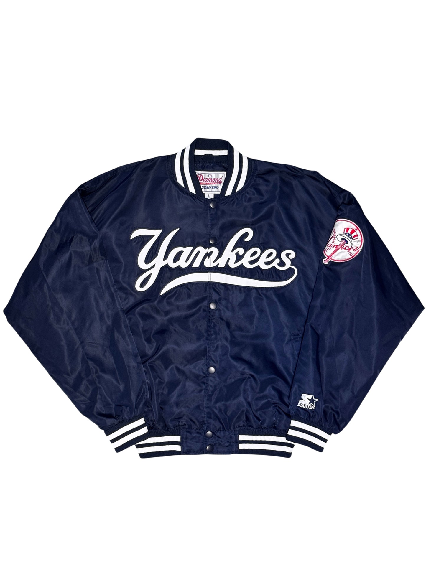 (SUP-804) STARTER NEW YORK YANKEES NYLON STADIUM JACKET - L