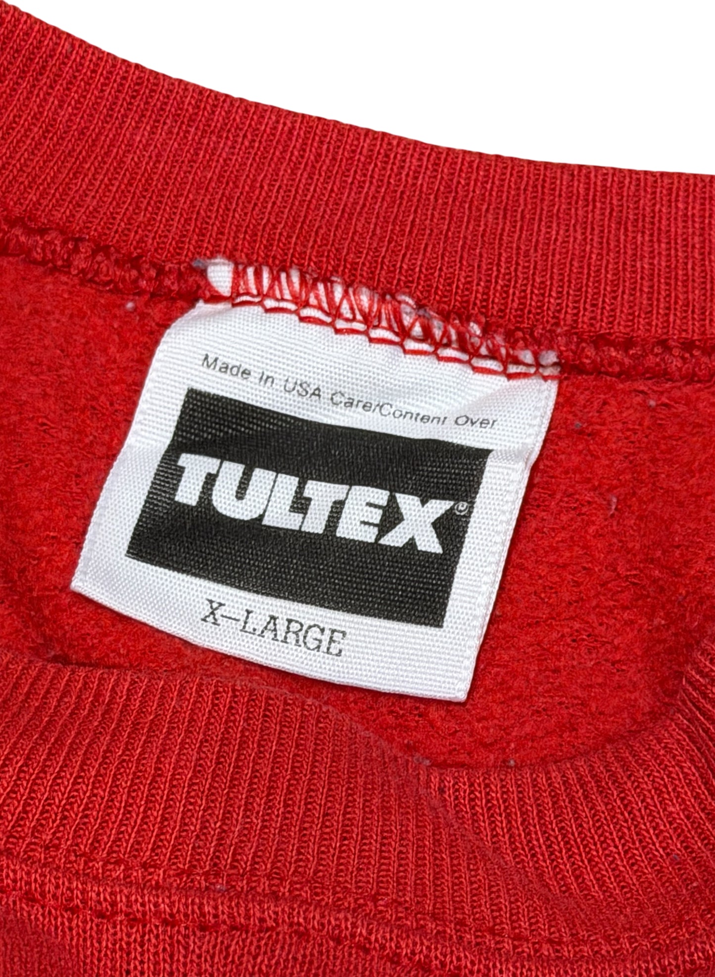 (UD-259) TULTEX RAGLAN SLEEVE CREW NECK SWEAT MADE IN USA