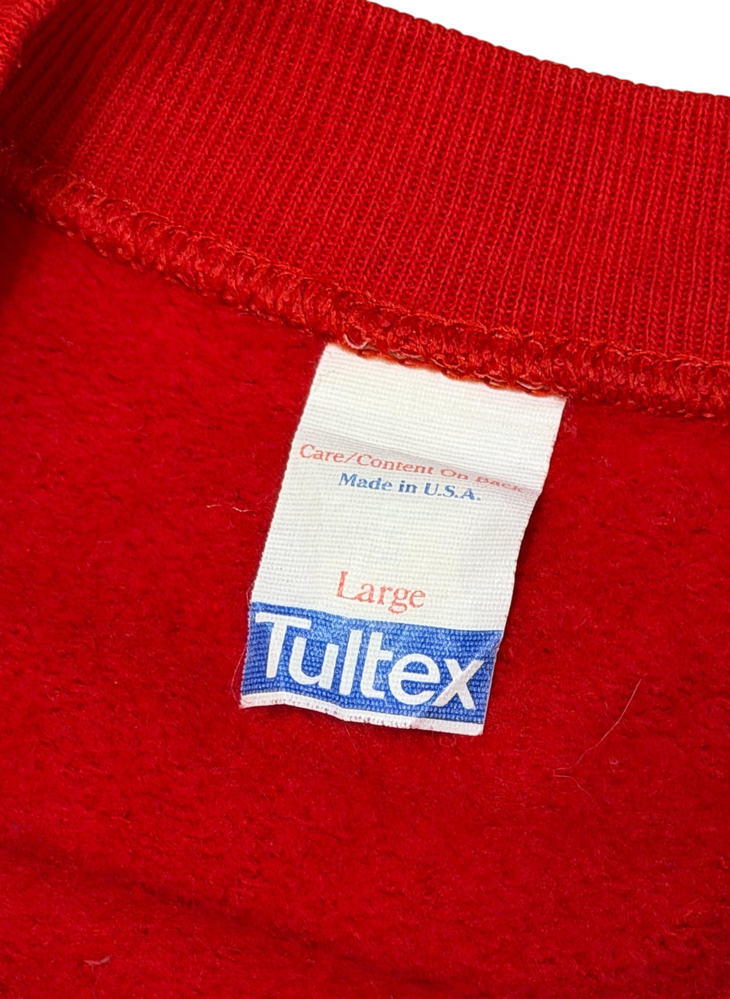 (UD-258) TULTEX RAGLAN SLEEVE CREW NECK SWEAT MADE IN USA