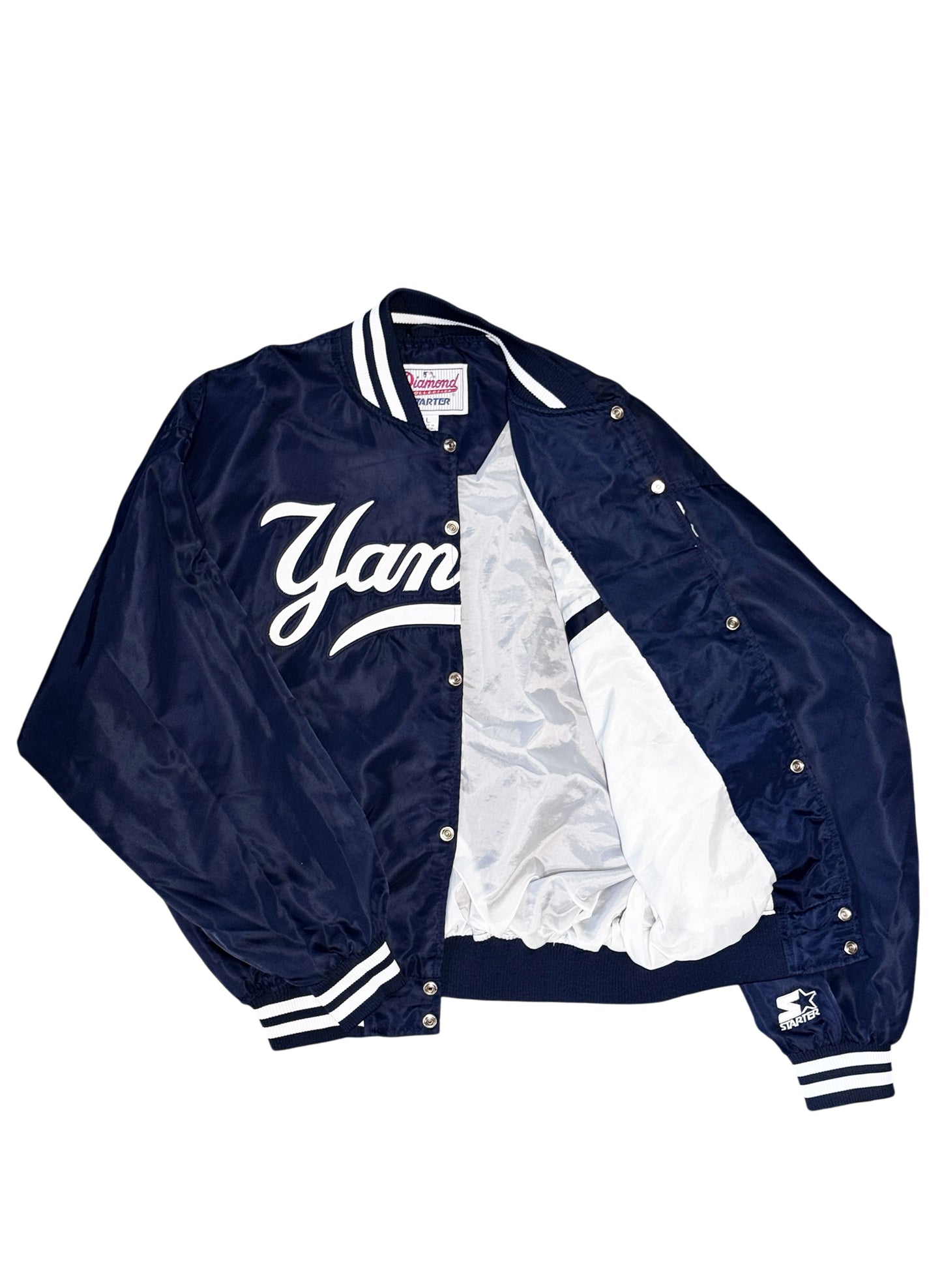 (SUP-804) STARTER NEW YORK YANKEES NYLON STADIUM JACKET - L