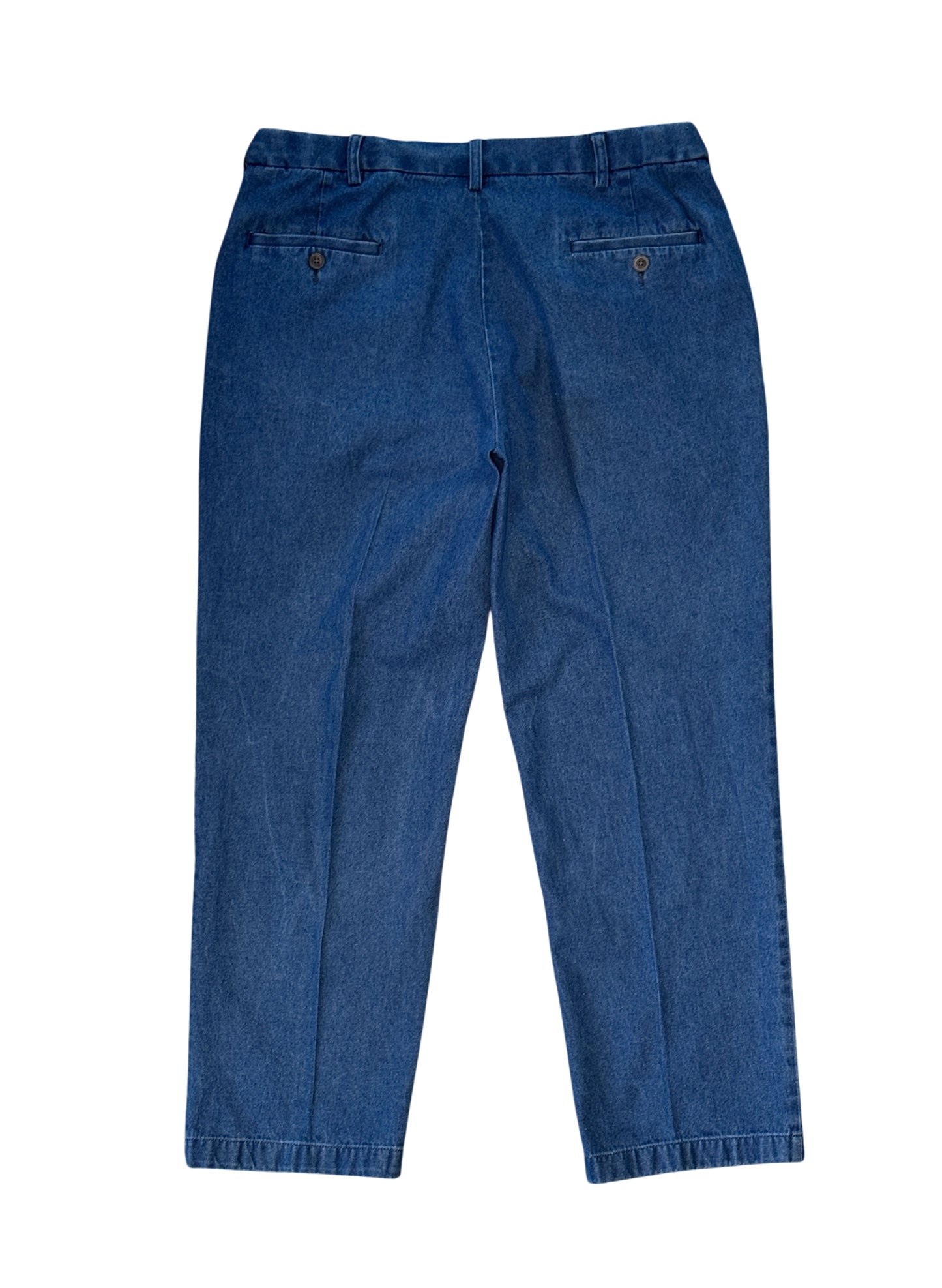 (SUP-740) HAGGAR 2TUCK DENIM SLACKS - W36 x L29