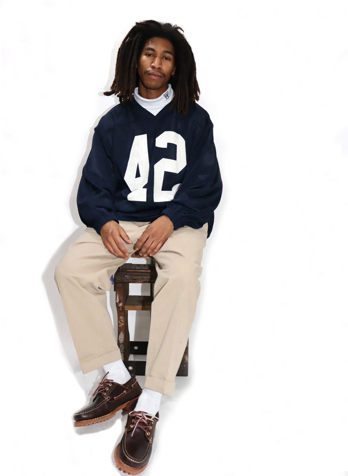 WOODBLOCK 2TUCK CHINO TROUSERS (WB-CL-001)