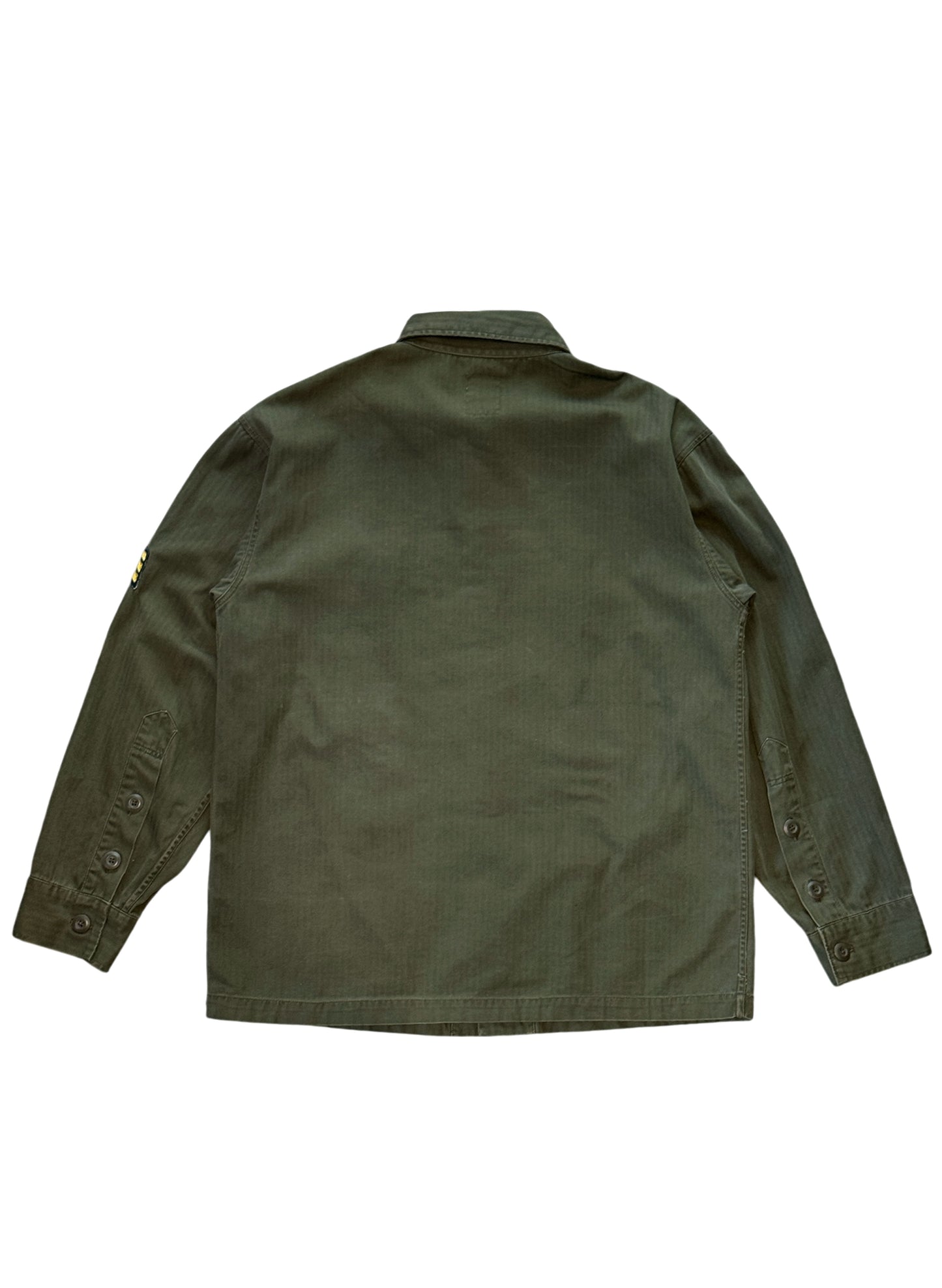 (SUP-643) MILITARY HERRINGBONE SHIRT