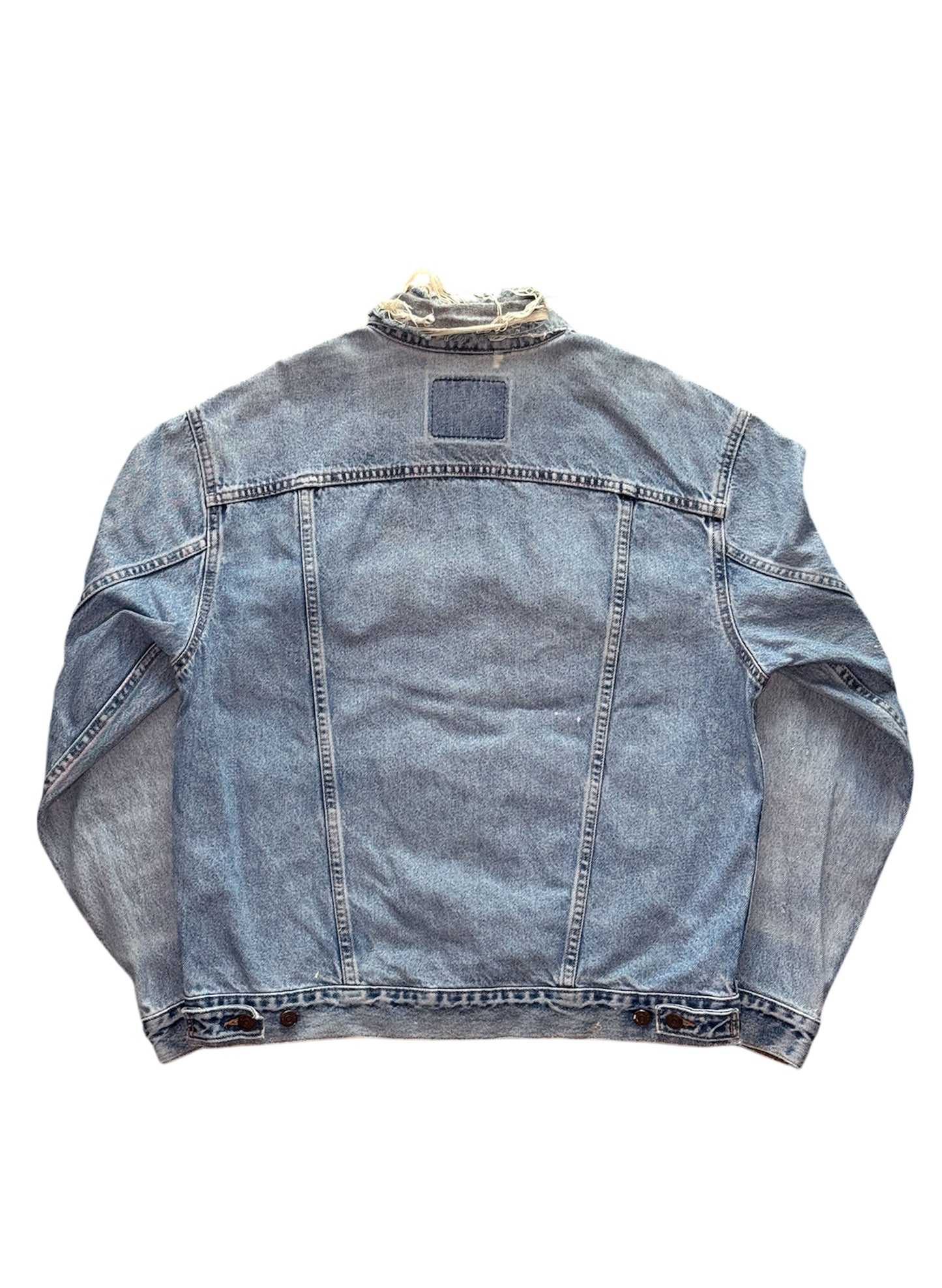 (SUP-468) LEVI'S DENIM JACKET "DAMAGE" - MADE IN MEXICO