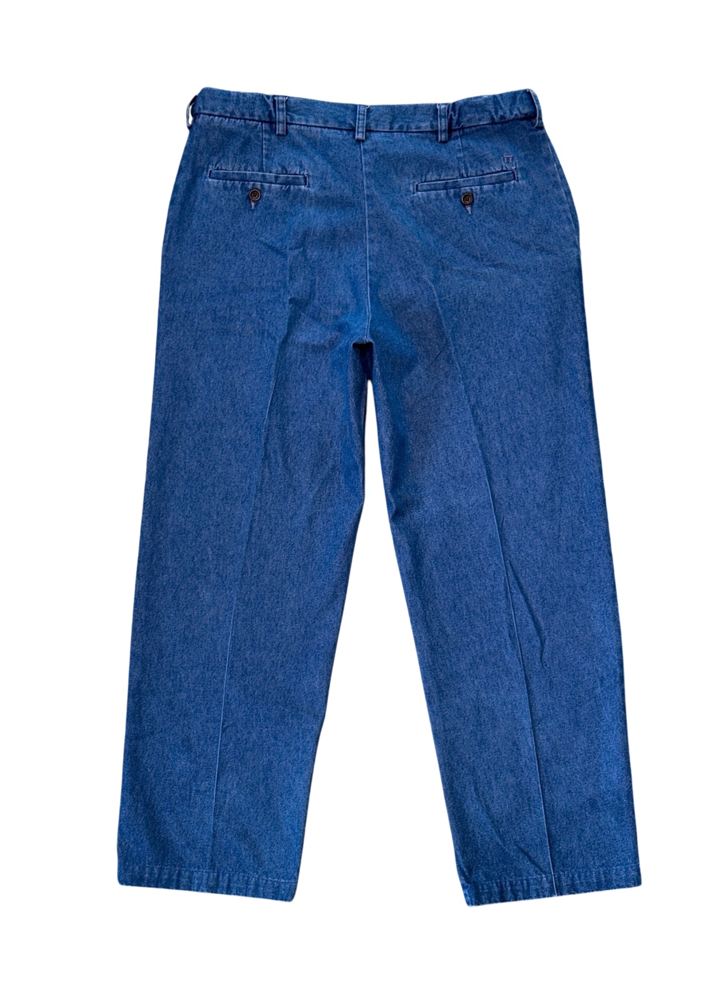 (SUP-738) HAGGAR DENIM SLACKS - W36xL30 - MADE IN MEXICO
