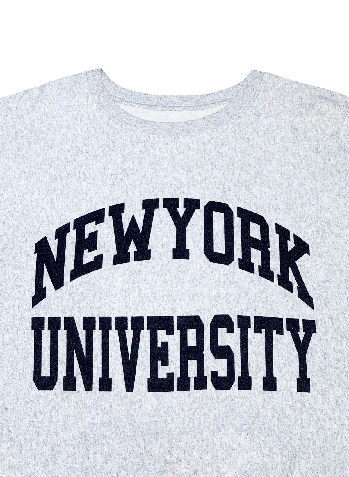 (SUP-858) NEW YORK UNIVERSITY REVERSE WEAVE CREW SWEAT - メンズLサイズ相当