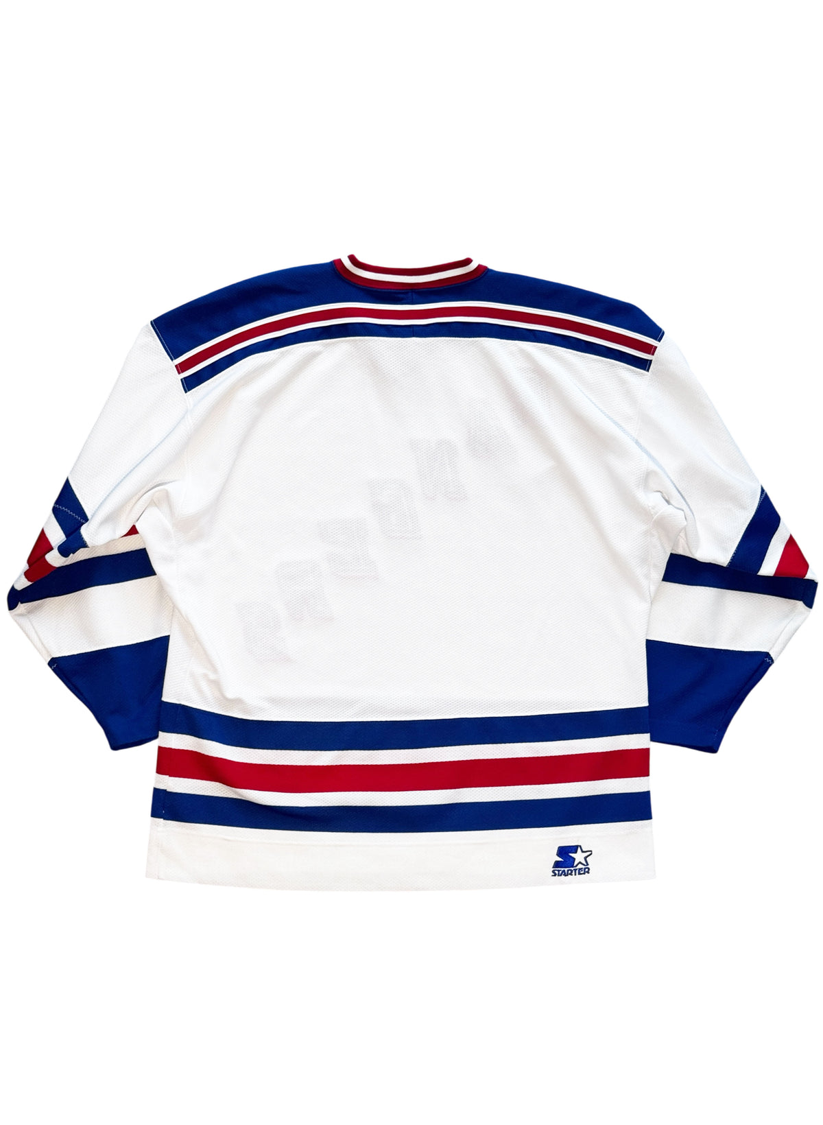 (SUP-795) STARTER NEW YORK RANGERS MESH HOCKEY SHIRT "Away" - L