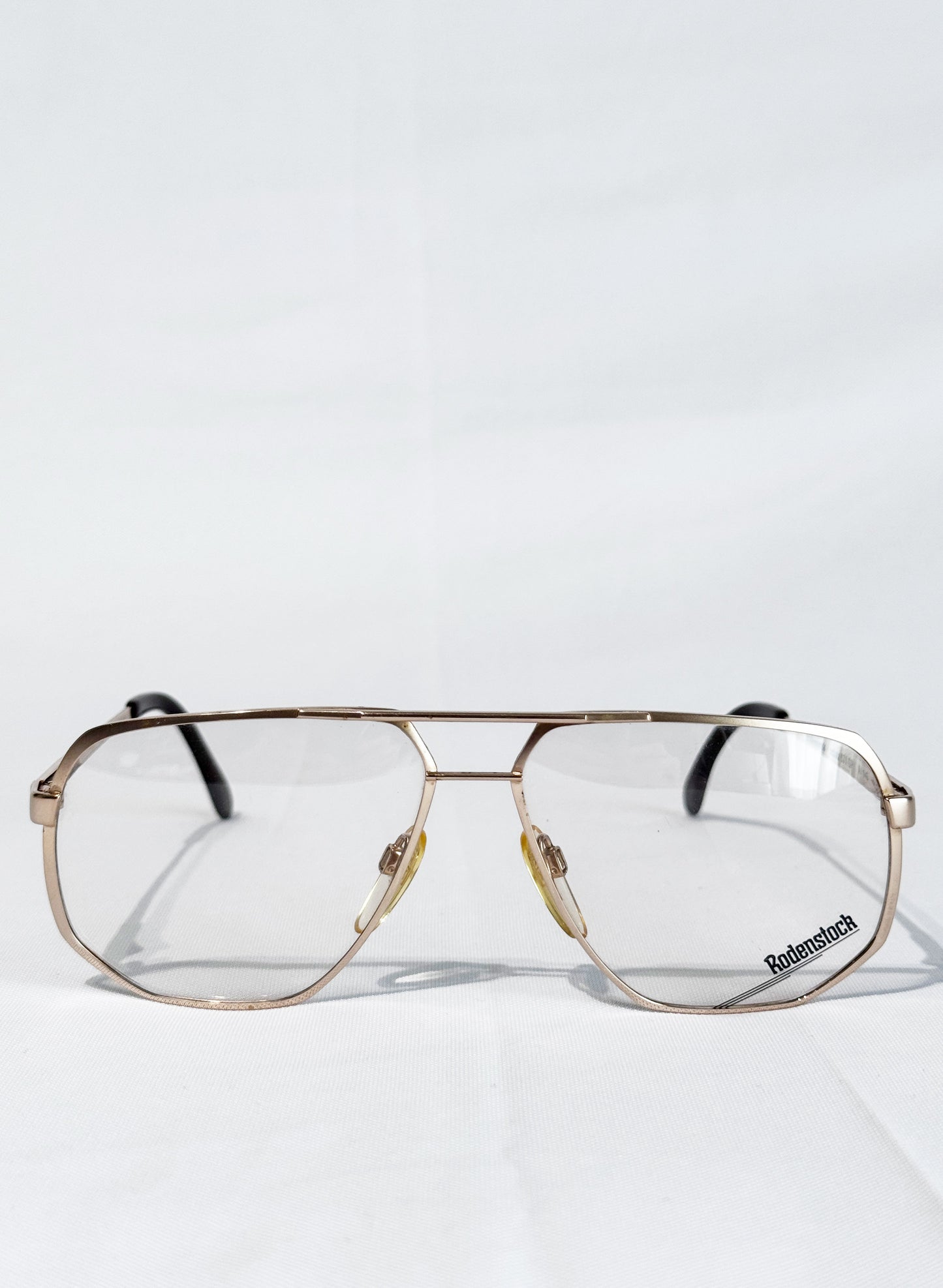 (SUP-786) VINTAGE TWO BRIDGE GOLD GLASSES - Rodenstock