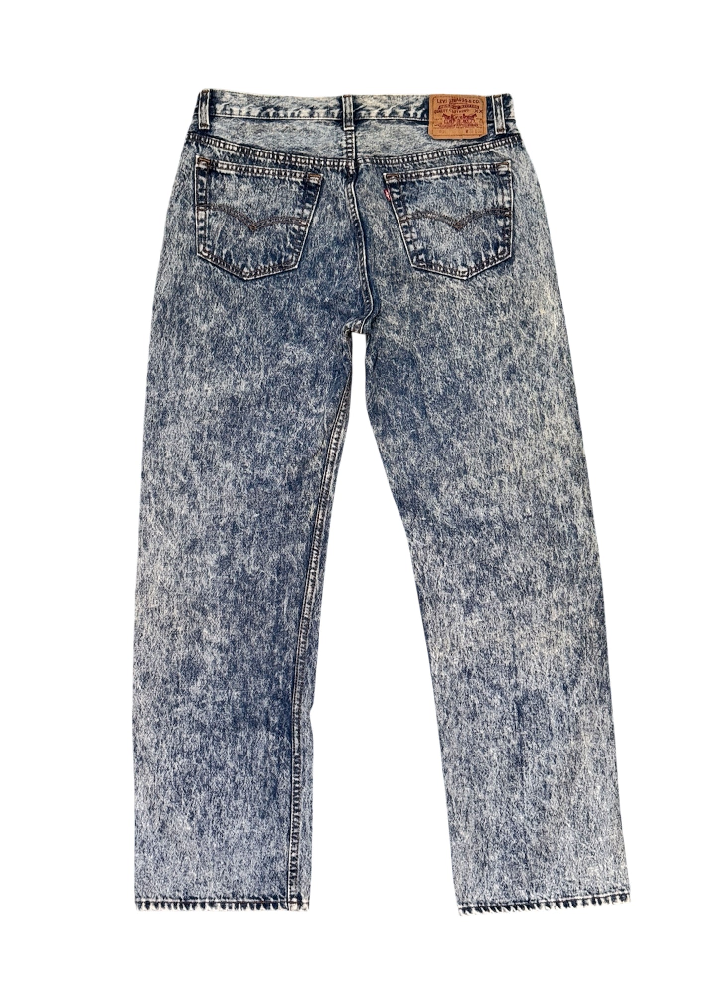 (SUP-446) LEVI'S 80s Chemical wash "501" Jeans - Made in U.S.A.