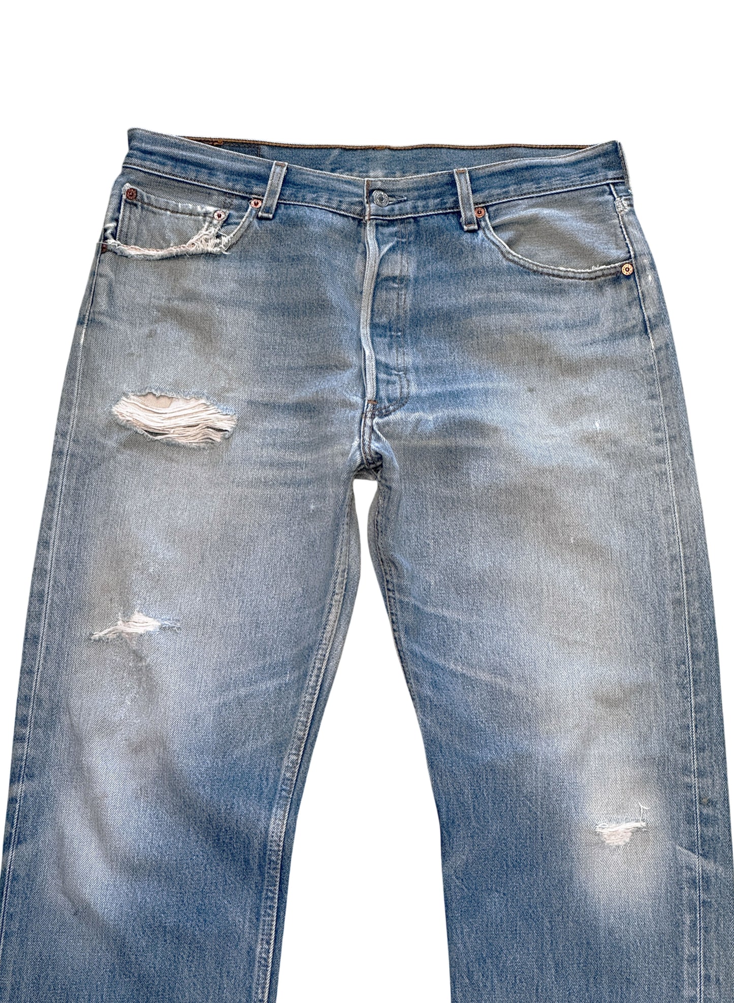 (SUP-633) 90s LEVI'S 501 "DAMAGE" - MADE IN MEXICO