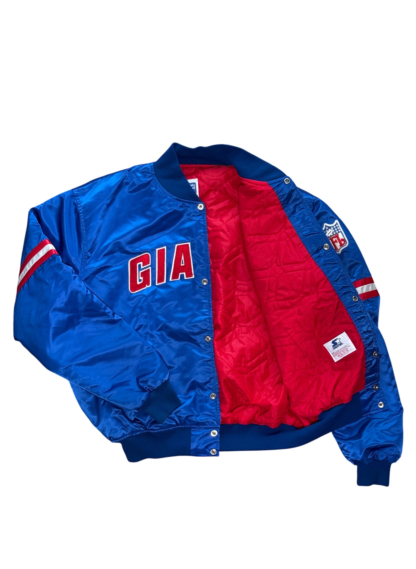(SUP-784) STARTER NEW YORK GIANTS NYLON STADIUM JACKET - XXL