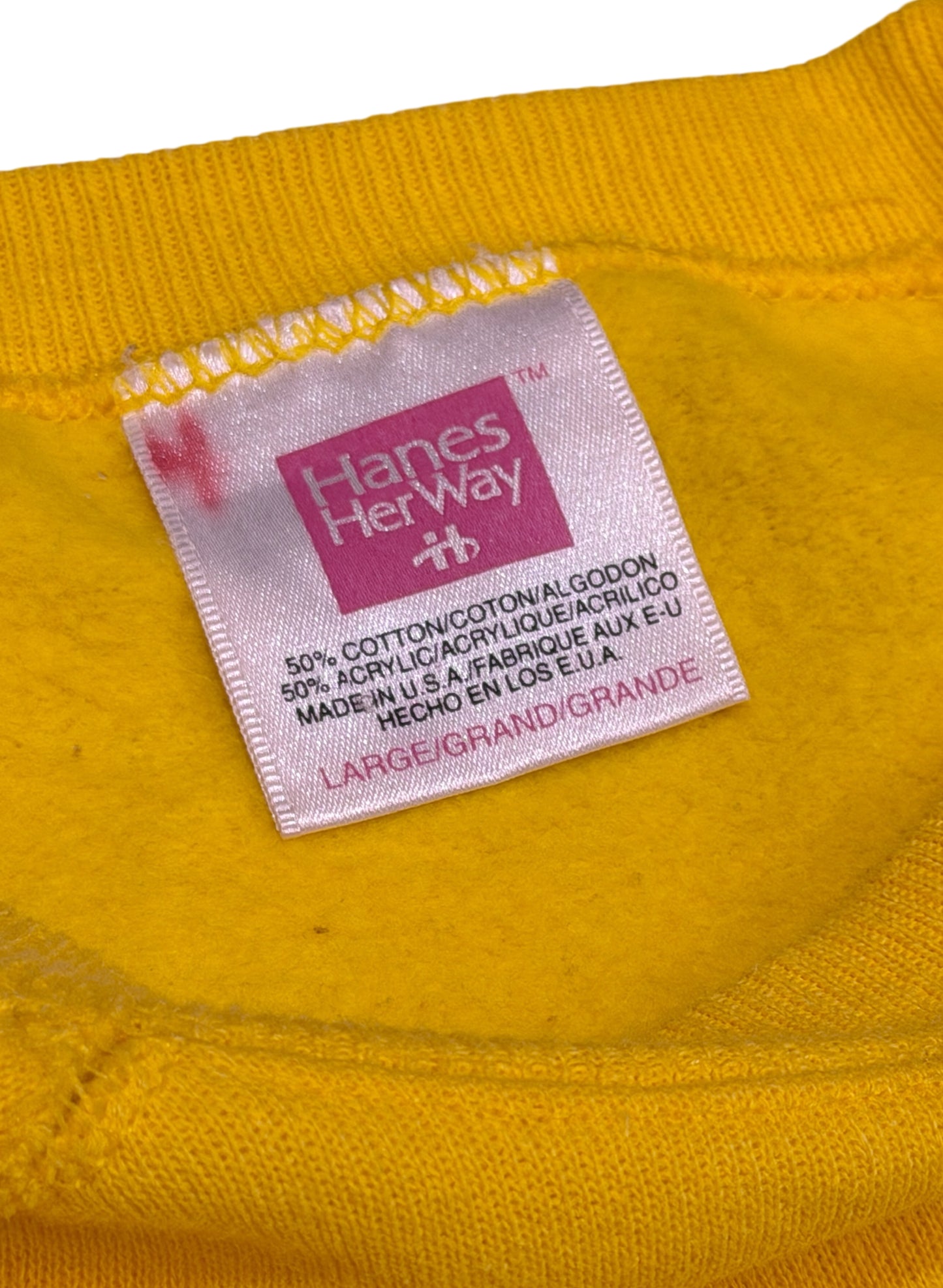 (UD-289) Hanes Her Way RAGLAN SLEEVE CREW NECK SWEAT MADE USA