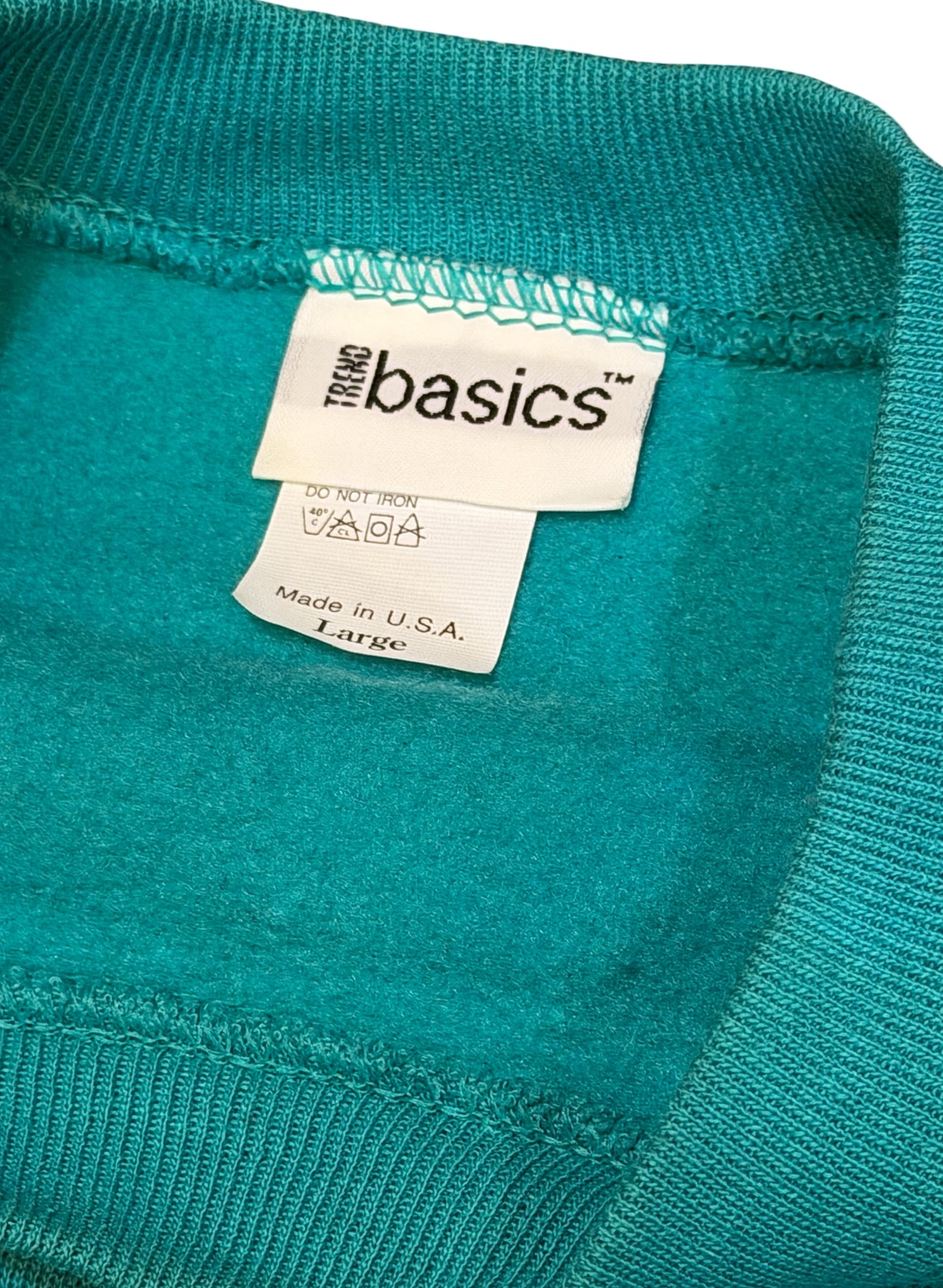 (UD-287) TREND BASICS RAGLAN SLEEVE CREW NECK SWEAT MADE IN USA