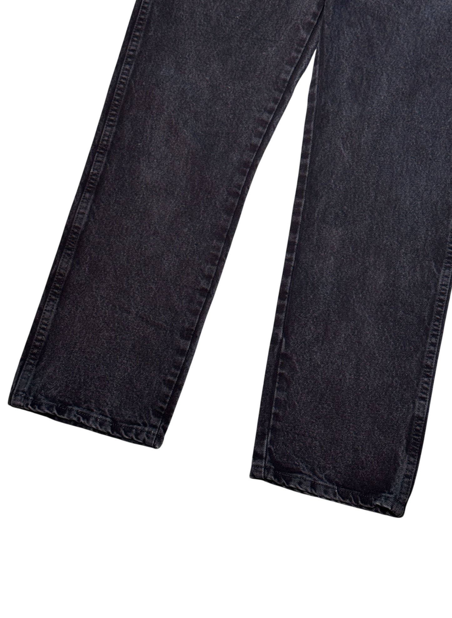 (SUP-491) RUSTLER BLACK DENIM - W34 x L30 - MADE IN MEXICO