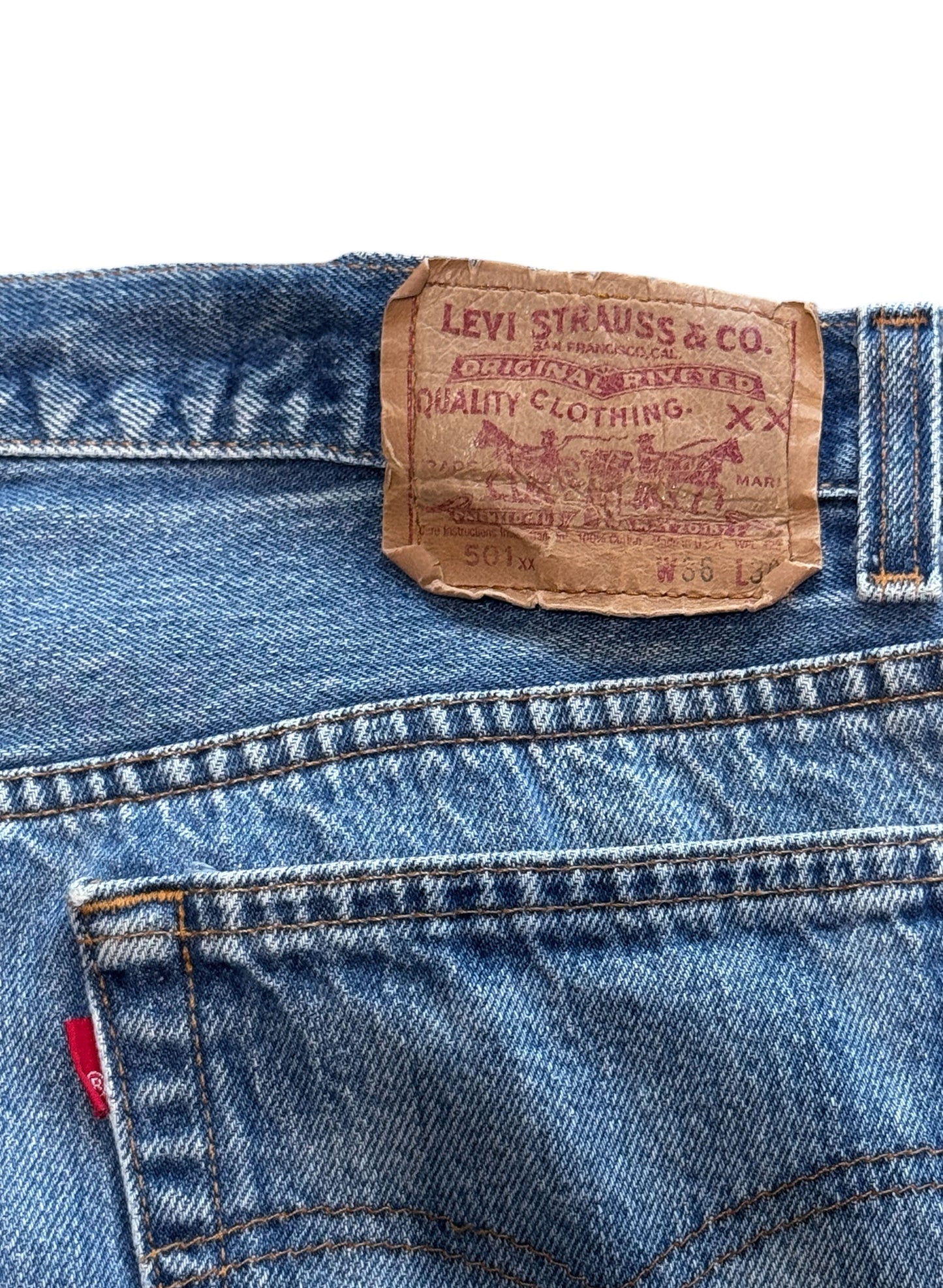 (SUP-604) LEVI'S 501 "Circle R"- MADE IN U.S.A.