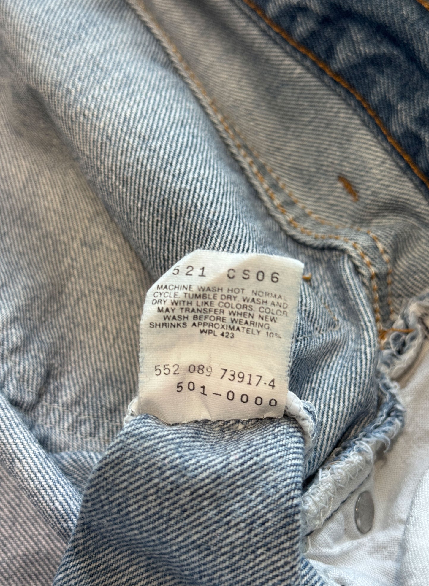 (SUP-604) LEVI'S 501 "Circle R"- MADE IN U.S.A.
