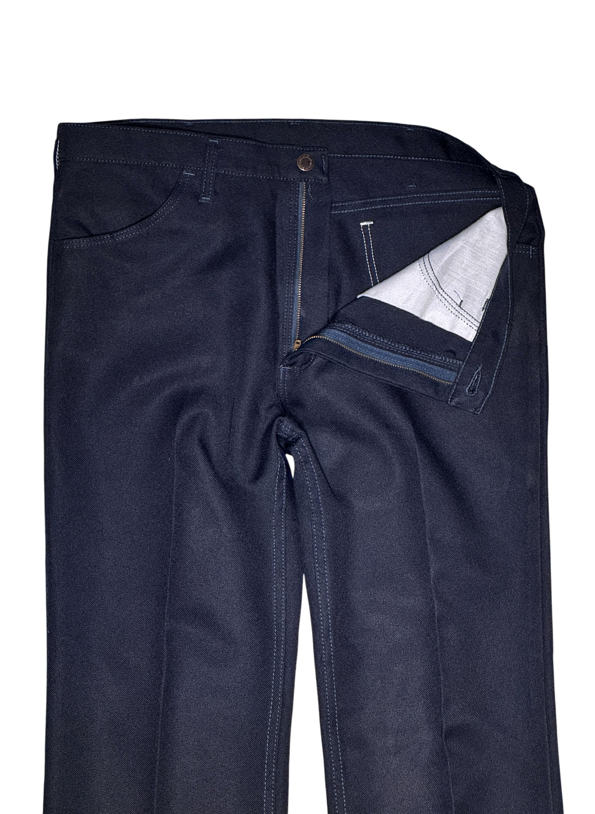 (SUP-824) Wrangler WRANCHER DRESS PANTS - W36 - DK.NAVY - MADE IN MEXICO