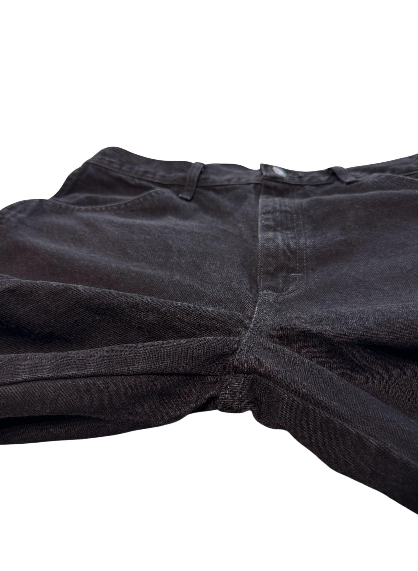 (SUP-492) RUSTLER BLACK DENIM - W36 x L30 - MADE IN NICARAGUA