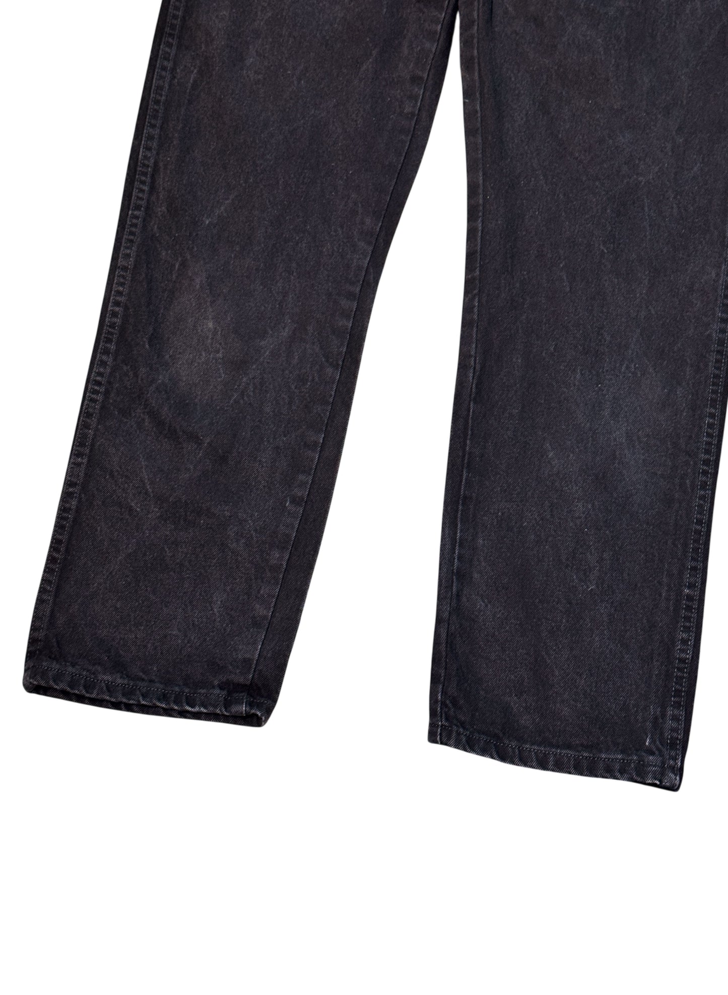 (SUP-492) RUSTLER BLACK DENIM - W36 x L30 - MADE IN NICARAGUA