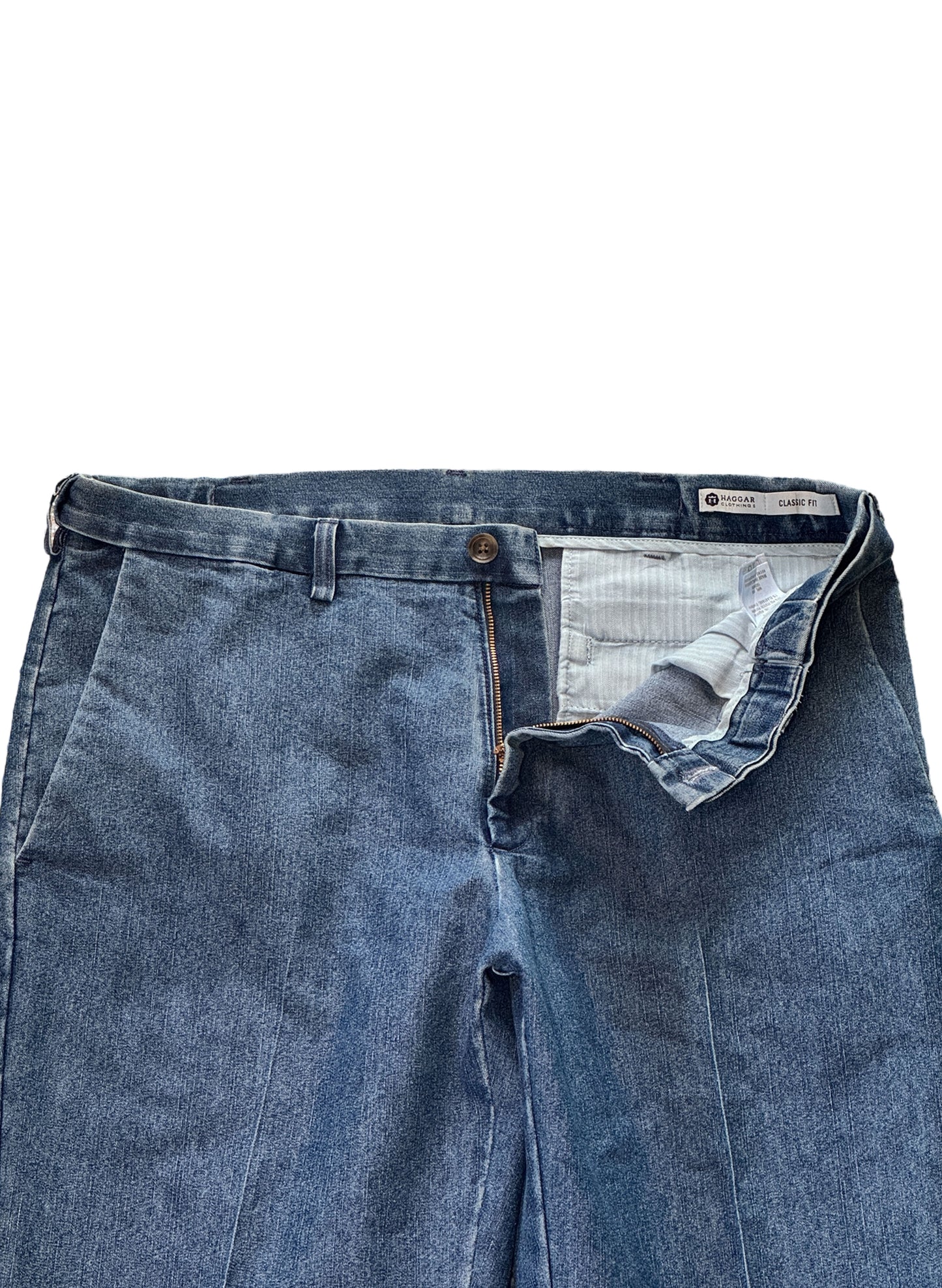 (SUP-489) HAGGAR DENIM SLACKS - W38 x L29